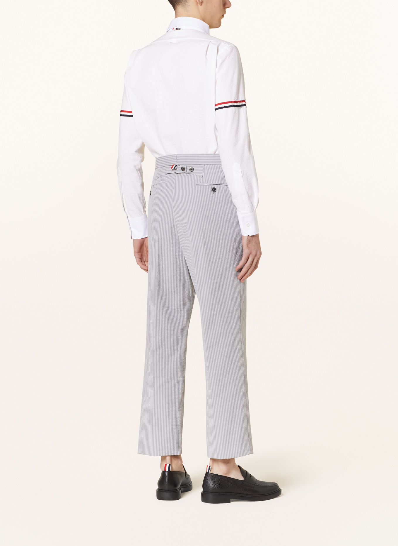 THOM BROWNE. Shirt straight fit, Color: WHITE (Image 3)