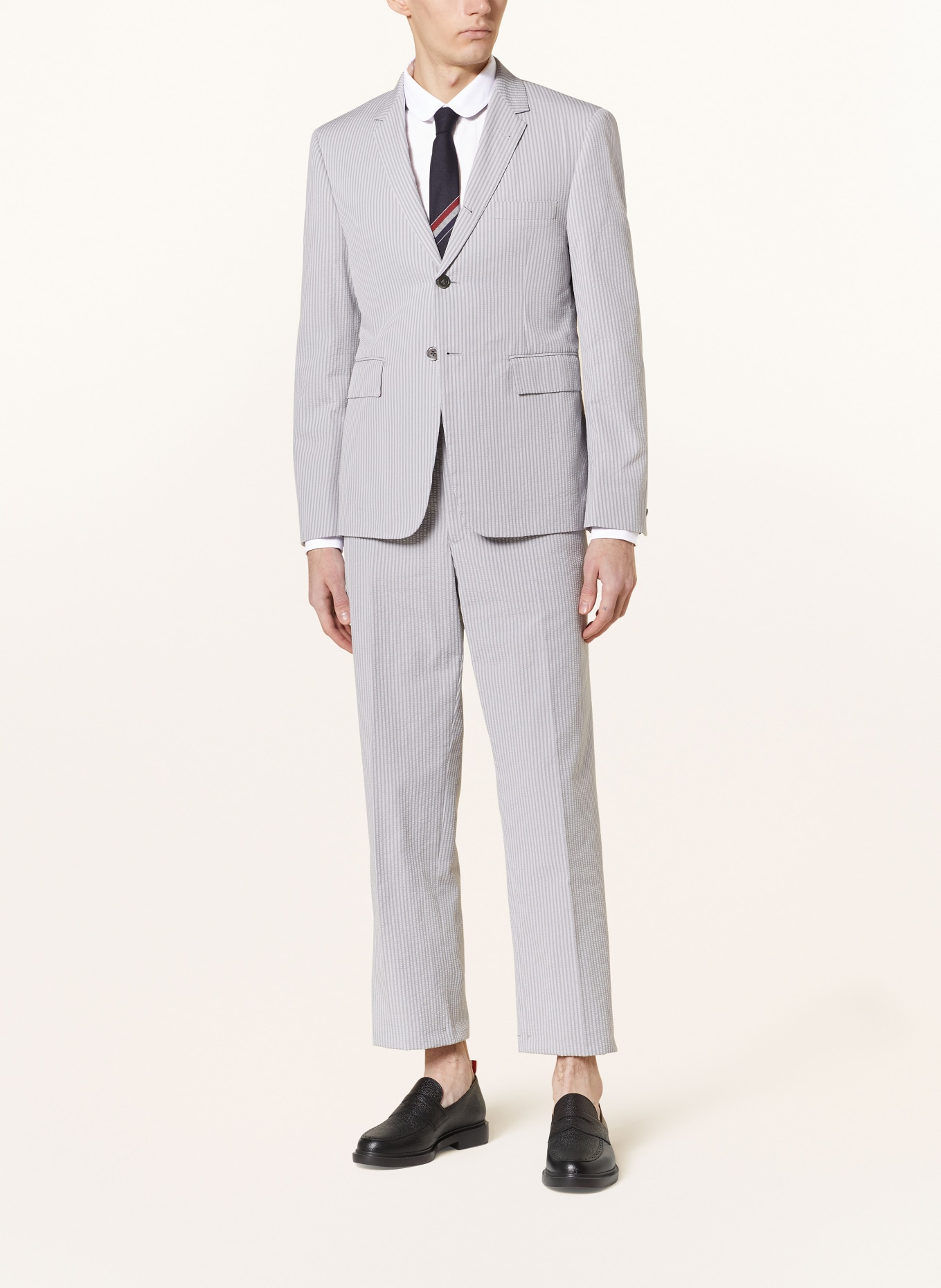 THOM BROWNE. Shirt straight fit, Color: WHITE (Image 4)