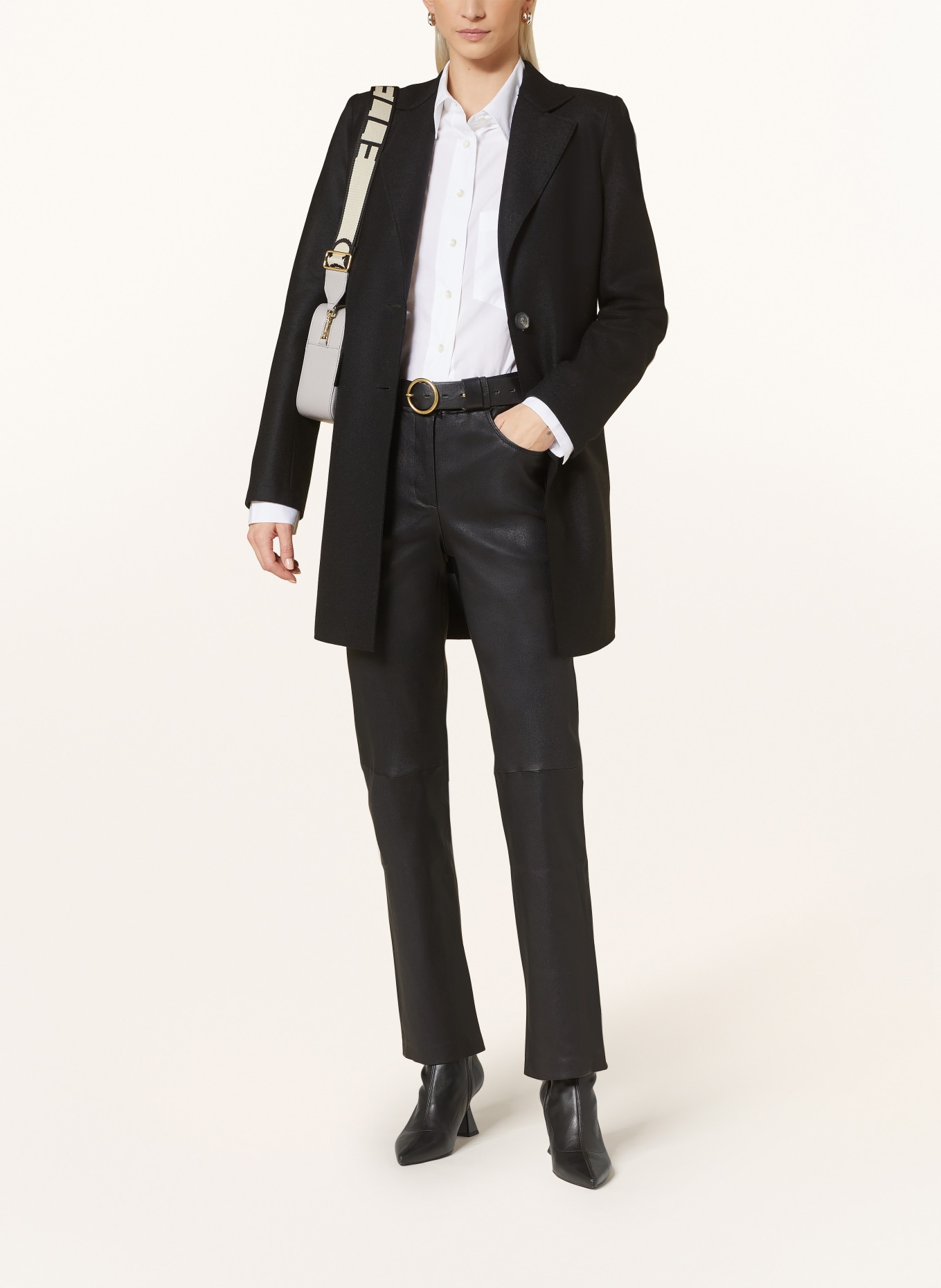 lilienfels Leather trousers, Color: BLACK (Image 2)