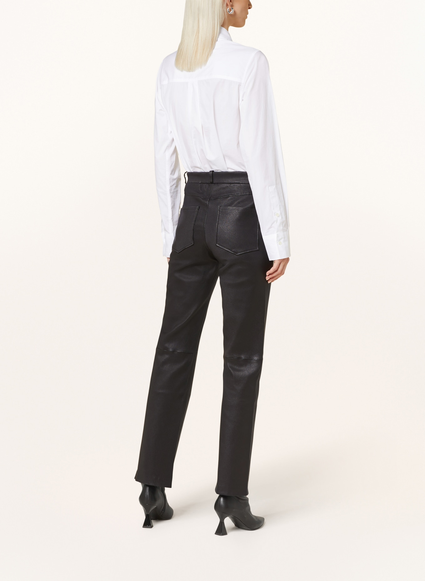 lilienfels Leather trousers, Color: BLACK (Image 3)