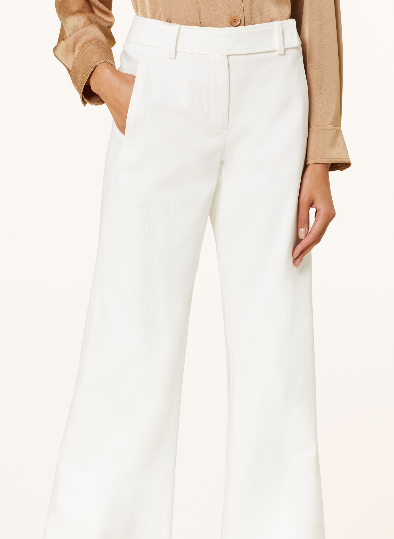 windsor. Wide leg trousers, Color: WHITE (Image 5)