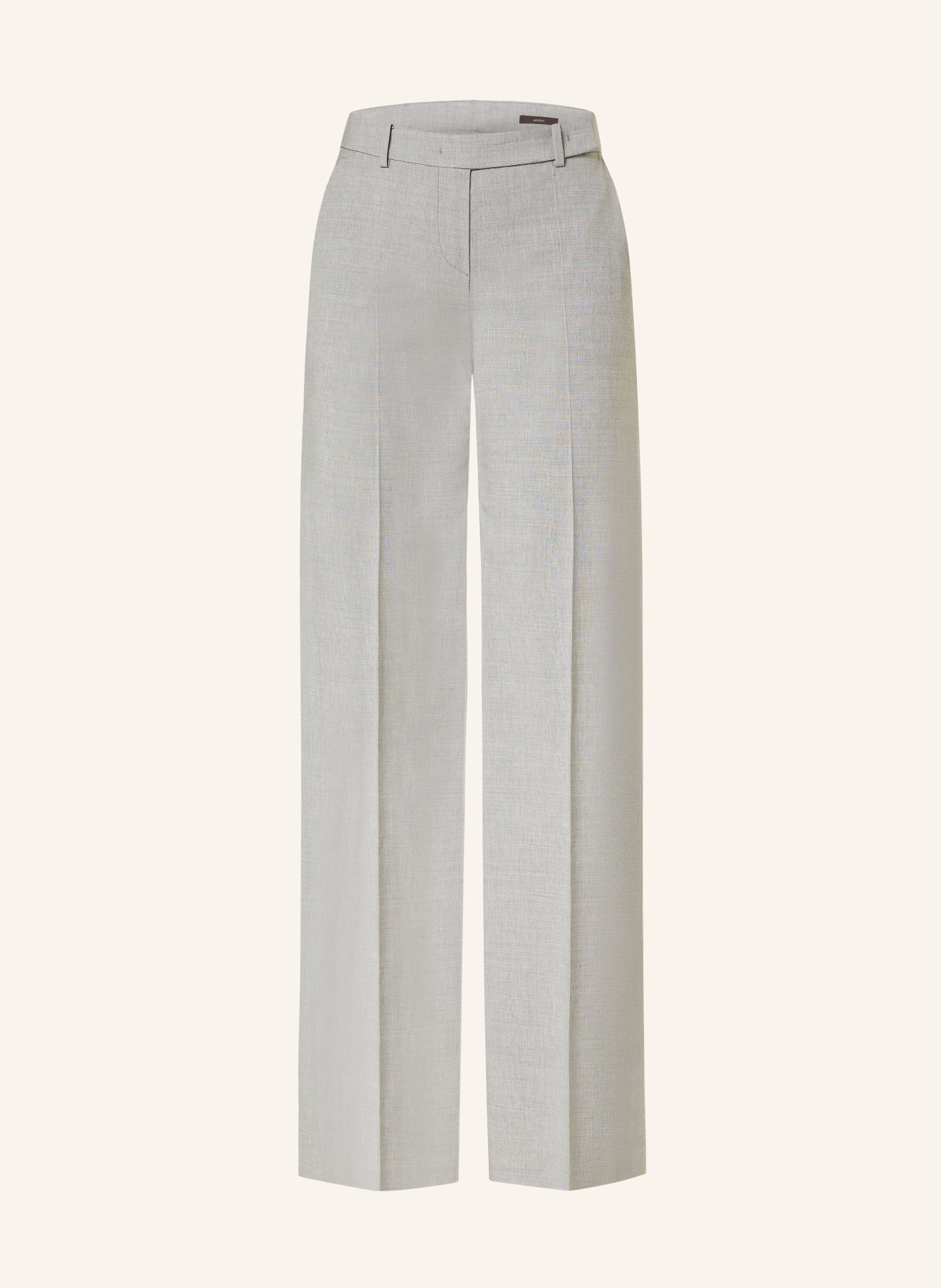 windsor. Wide leg trousers, Color: LIGHT GRAY (Image 1)