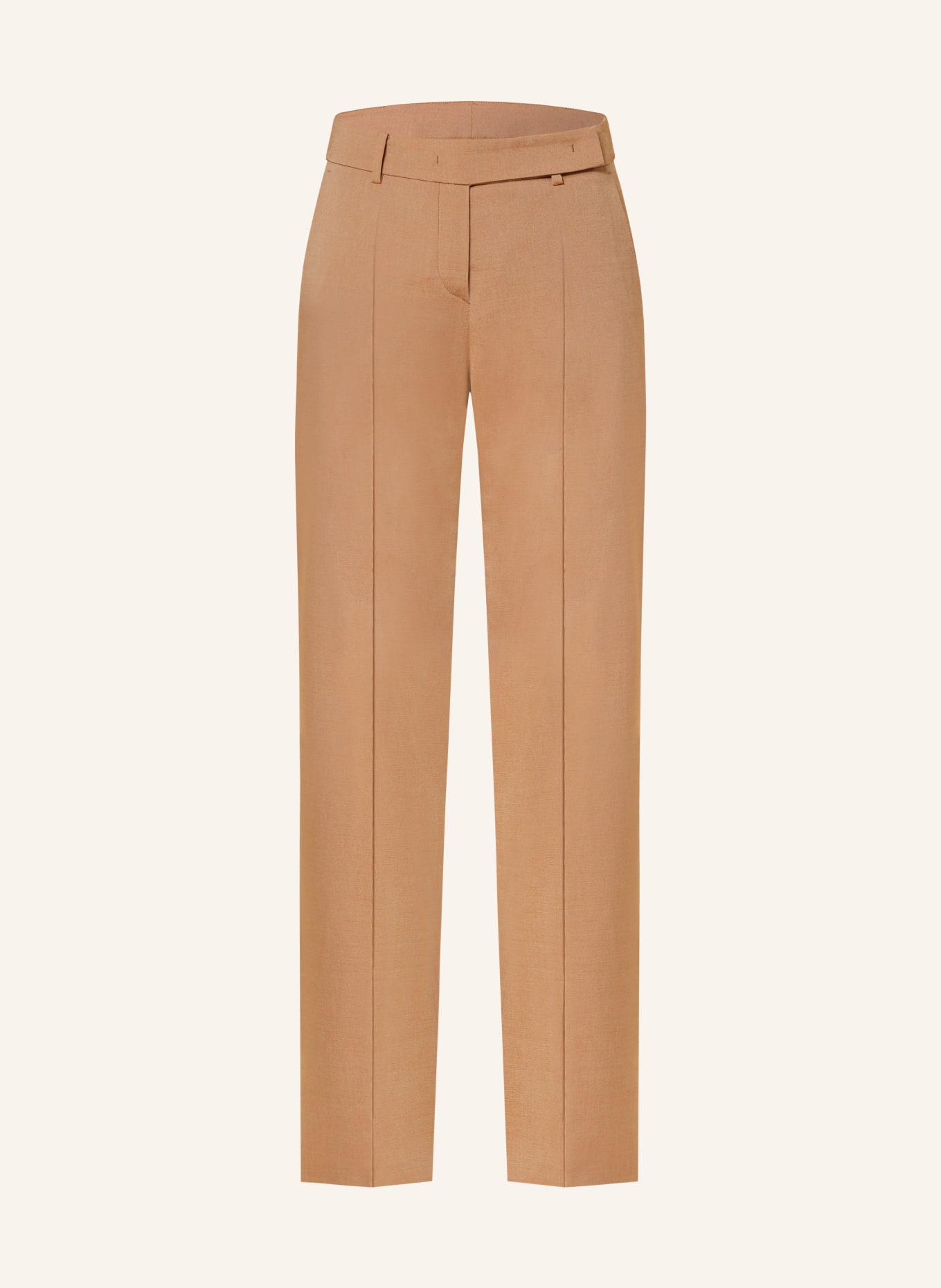 windsor. Wide leg trousers, Color: BROWN (Image 1)