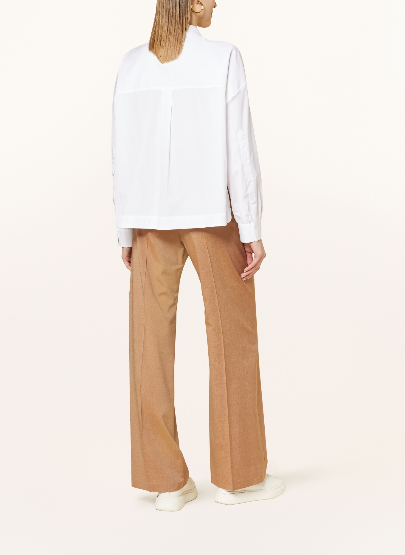 windsor. Wide leg trousers, Color: BROWN (Image 3)