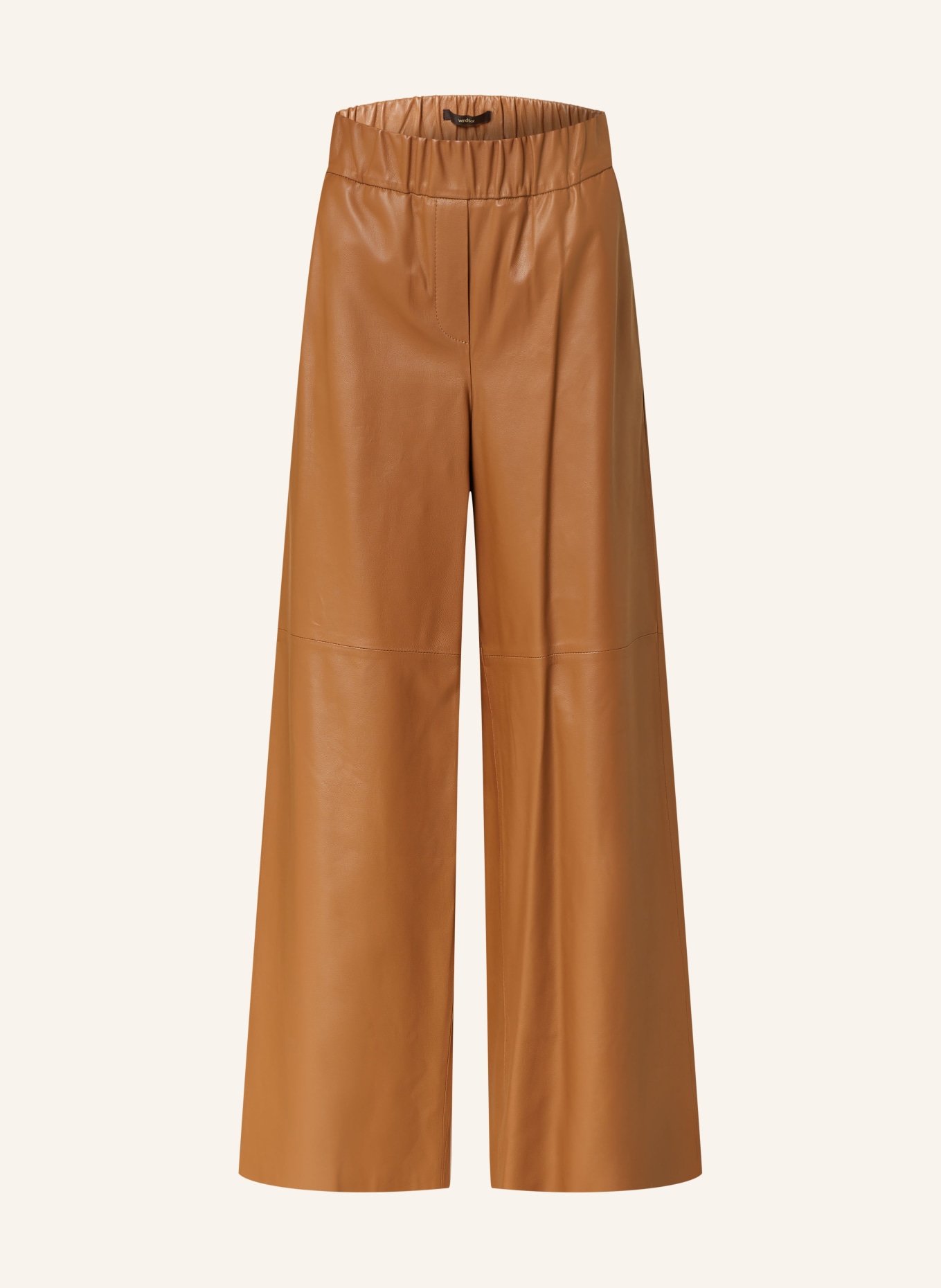 windsor. Leather culottes, Color: BROWN (Image 1)