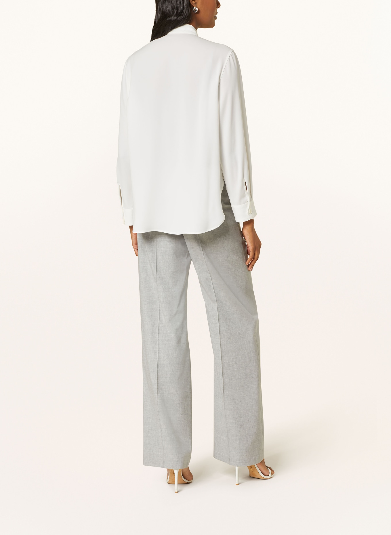 windsor. Satin blouse, Color: WHITE (Image 3)