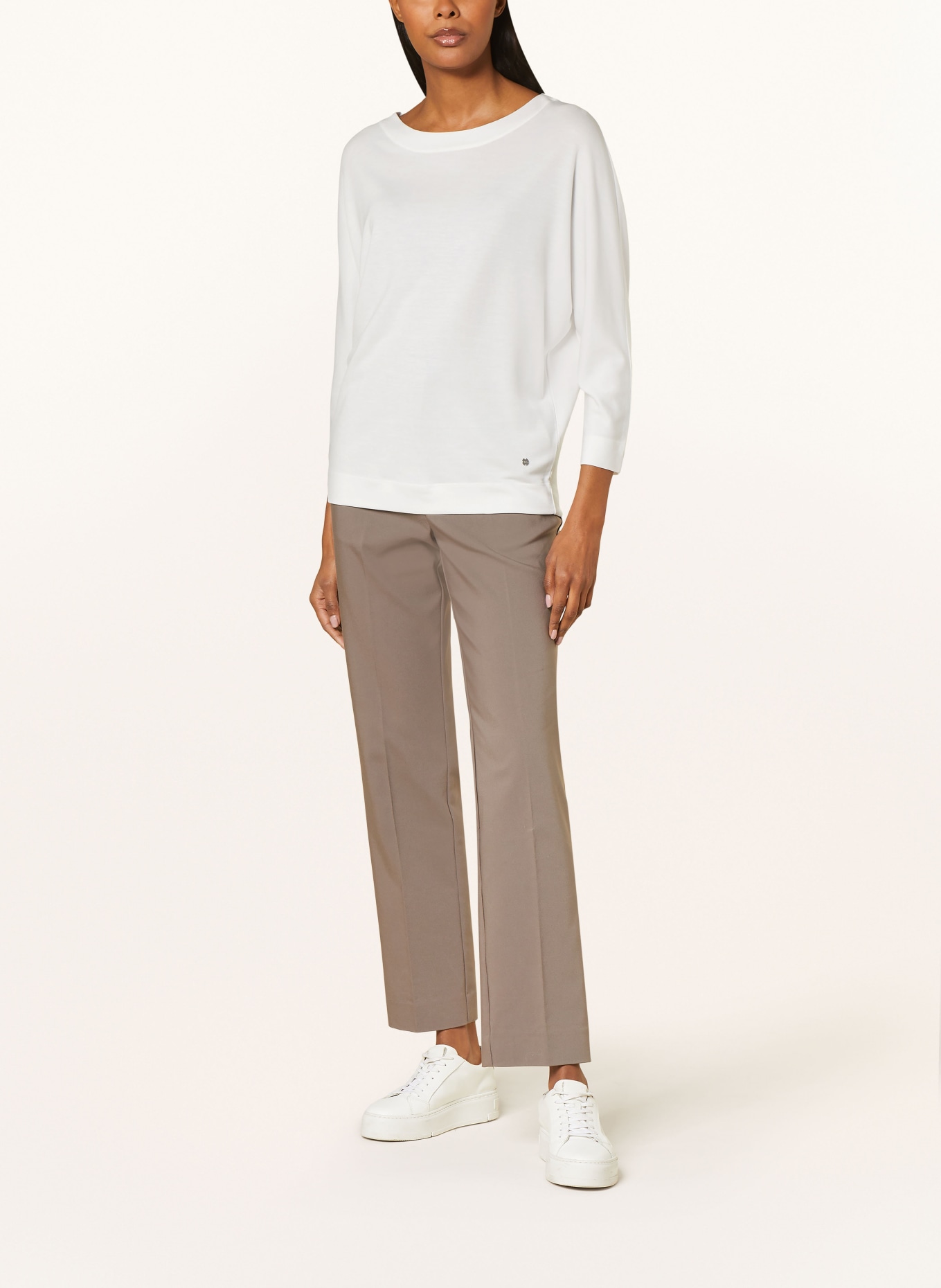 windsor. Shirt with 3/4 sleeves, Color: WHITE (Image 2)