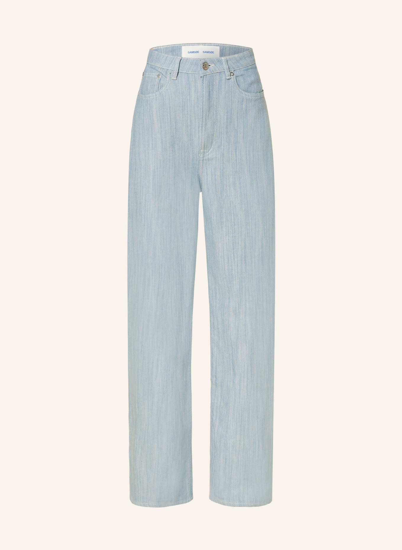 SAMSØE  SAMSØE Straight Jeans SASHEILA, Farbe: CLR001559 BREEZE BLUE (Bild 1)