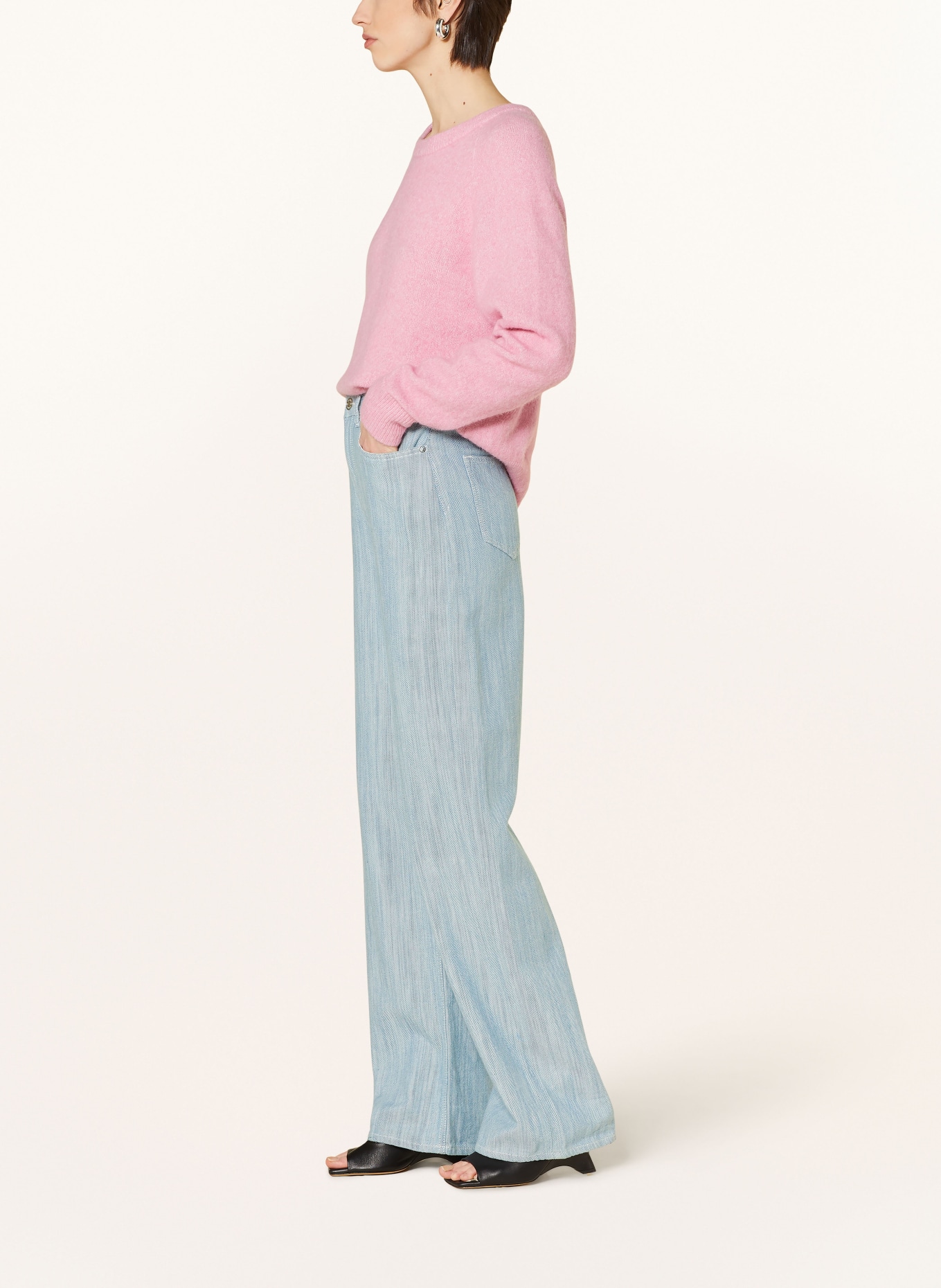 SAMSØE  SAMSØE Straight Balmain jeans SASHEILA: STOREEZ elasticated cotton track pants