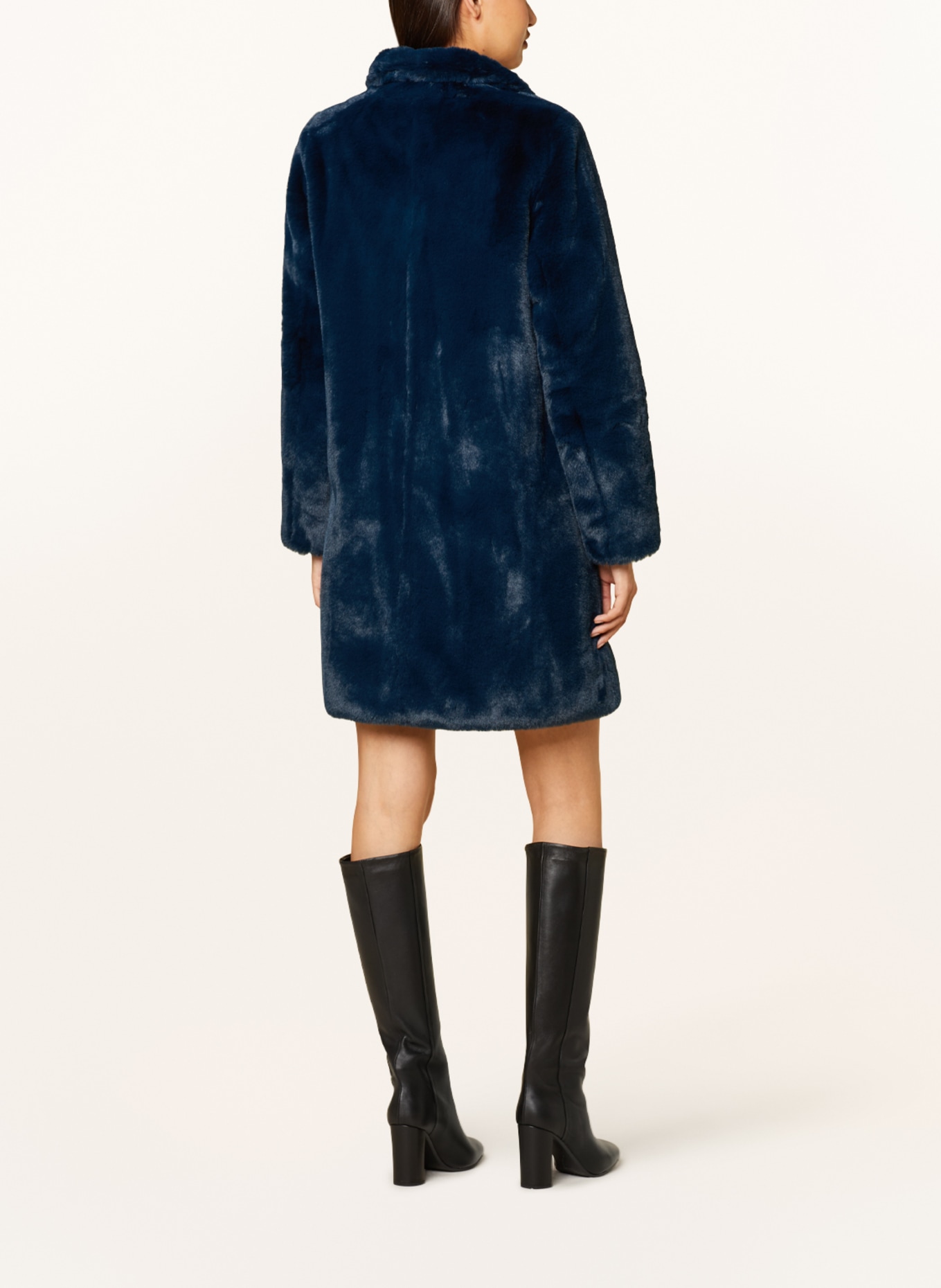 HOBBS Faux fur coat MADDOX, Color: BLUE (Image 3)