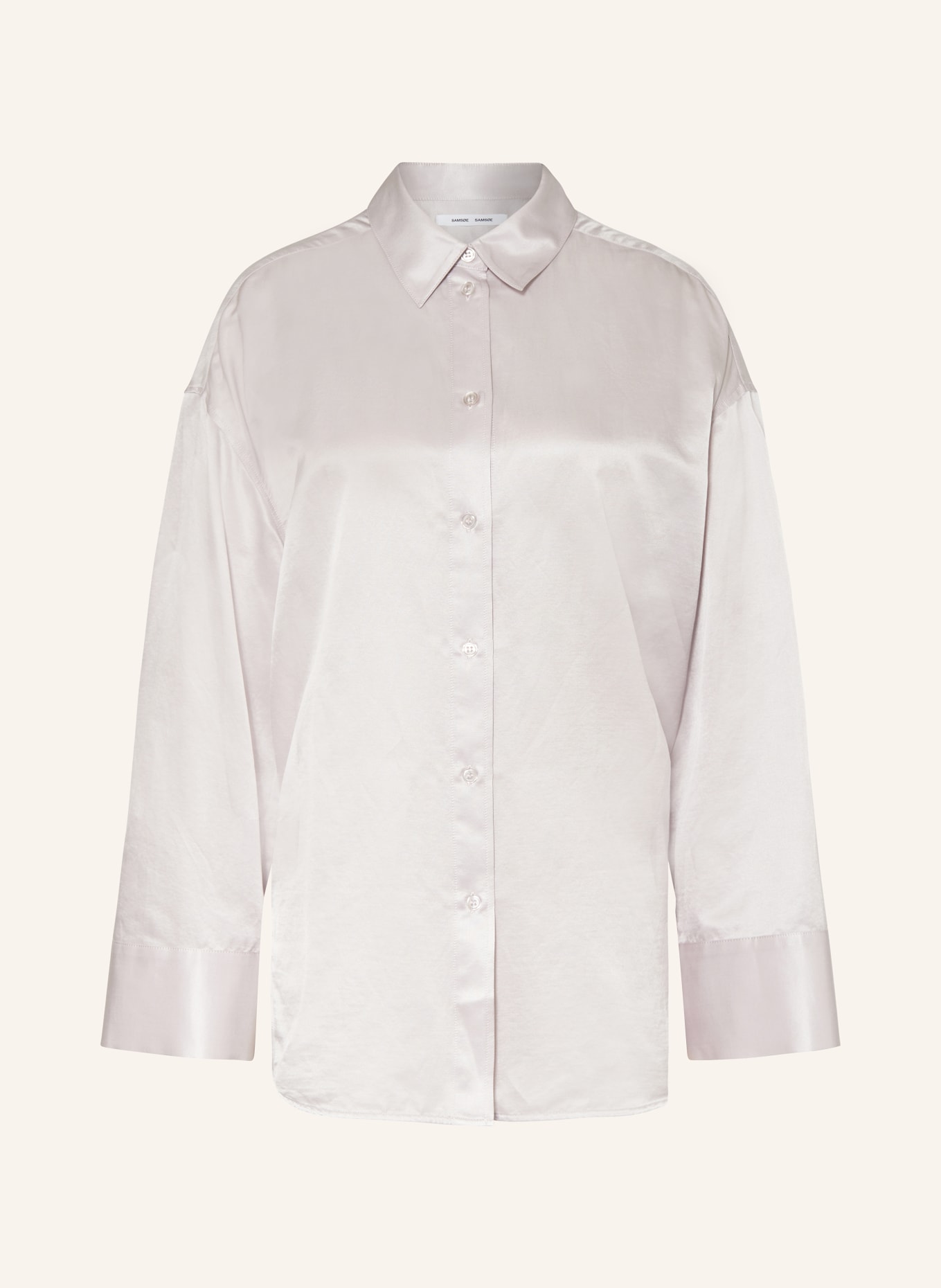 SAMSØE  SAMSØE Shirt blouse SAMARIKA with silk, Color: TAUPE (Image 1)