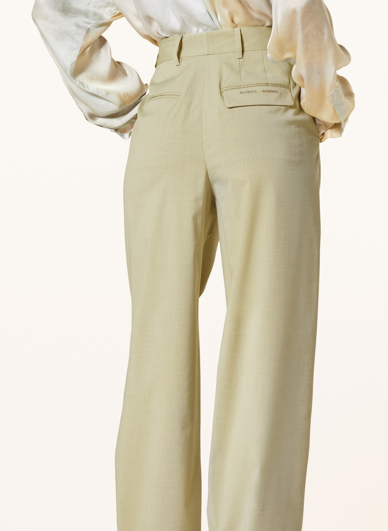 SAMSØE  SAMSØE Spodnie SALUZY, Kolor: OLIWKOWY (Obrazek 5)
