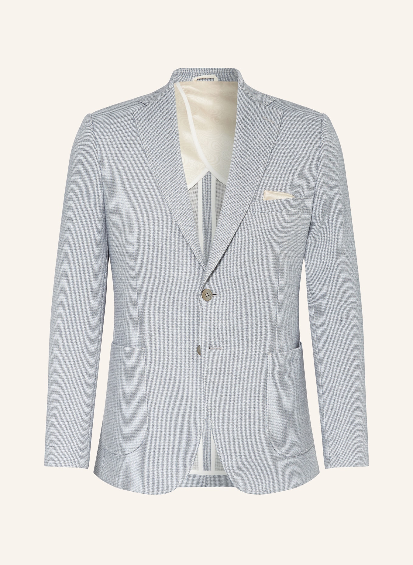 PAUL Suit jacket slim fit in jersey, Color: 650 Mid Blue (Image 1)