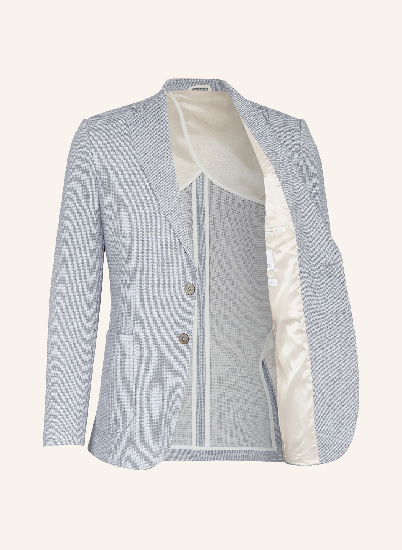 PAUL Suit jacket slim fit in jersey, Color: 650 Mid Blue (Image 4)