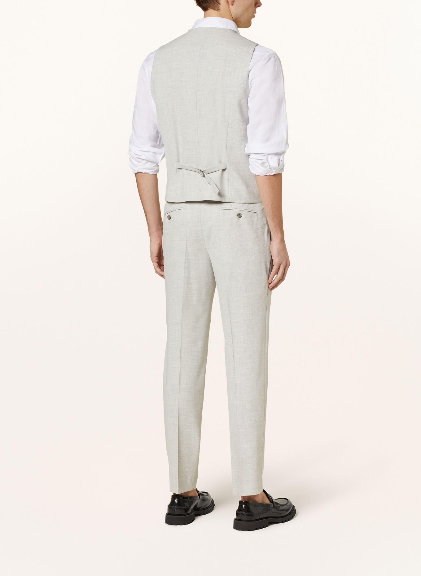 PAUL Suit vest extra slim fit, Color: LIGHT GRAY (Image 4)