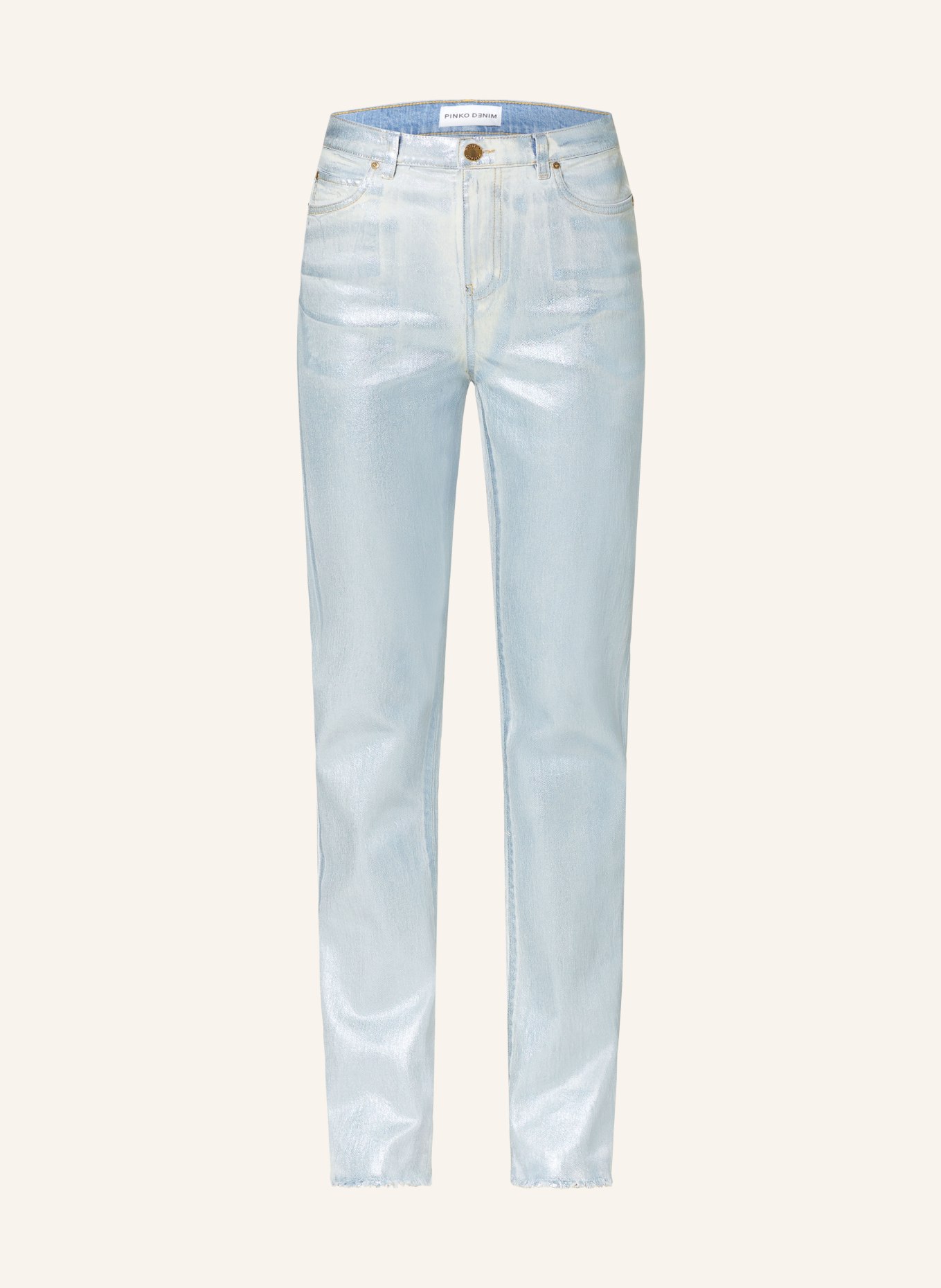PINKO Straight Jeans ROXANNE, Farbe: F50 LIGHT CAPTAIN BLUE (Bild 1)