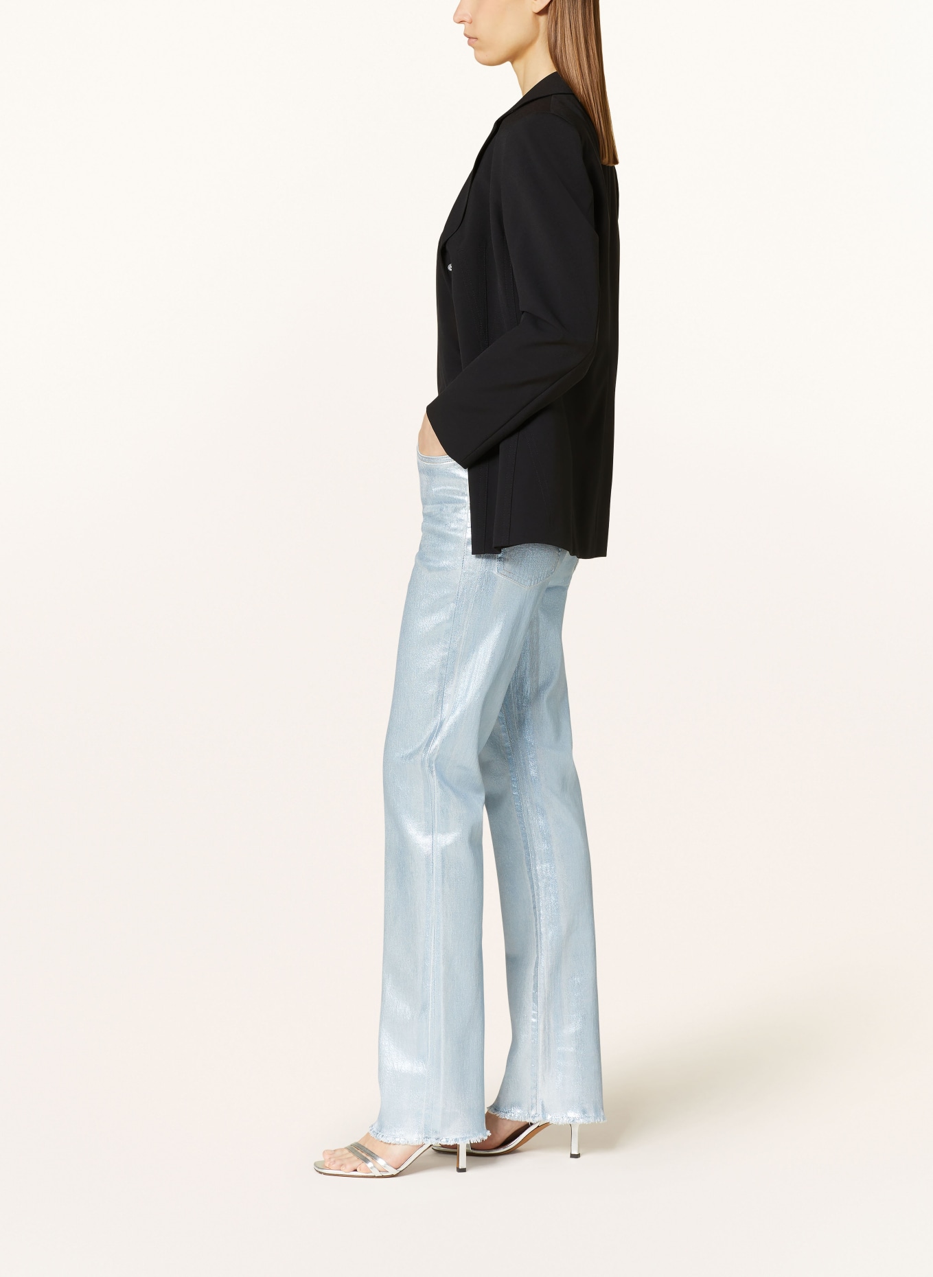 PINKO Straight jeans ROXANNE, Color: F50 LIGHT CAPTAIN BLUE (Image 4)