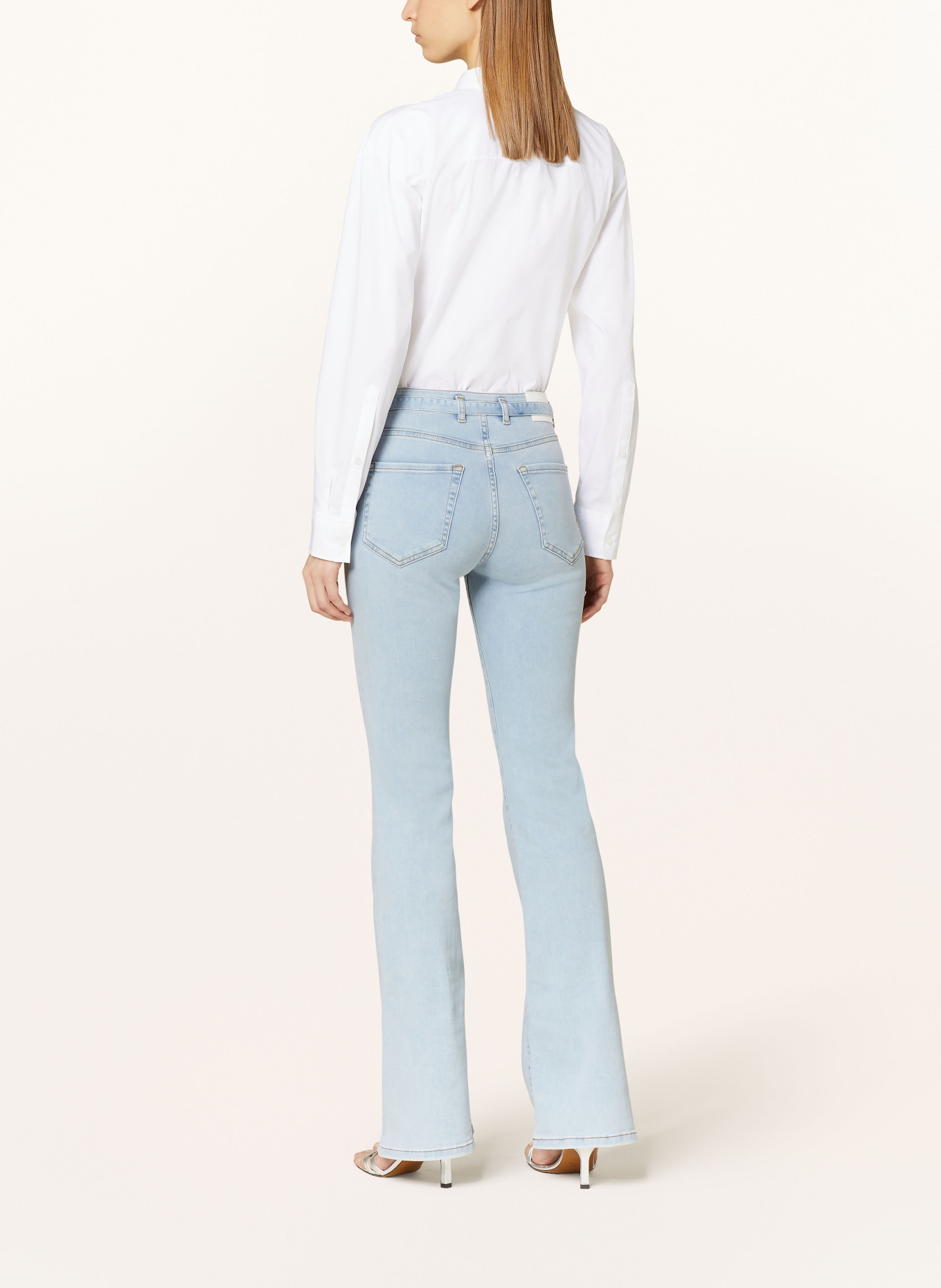 PINKO Flared jeans FLORA, Color: PJN LAVAGGIO BLEACH CHIARO (Image 3)