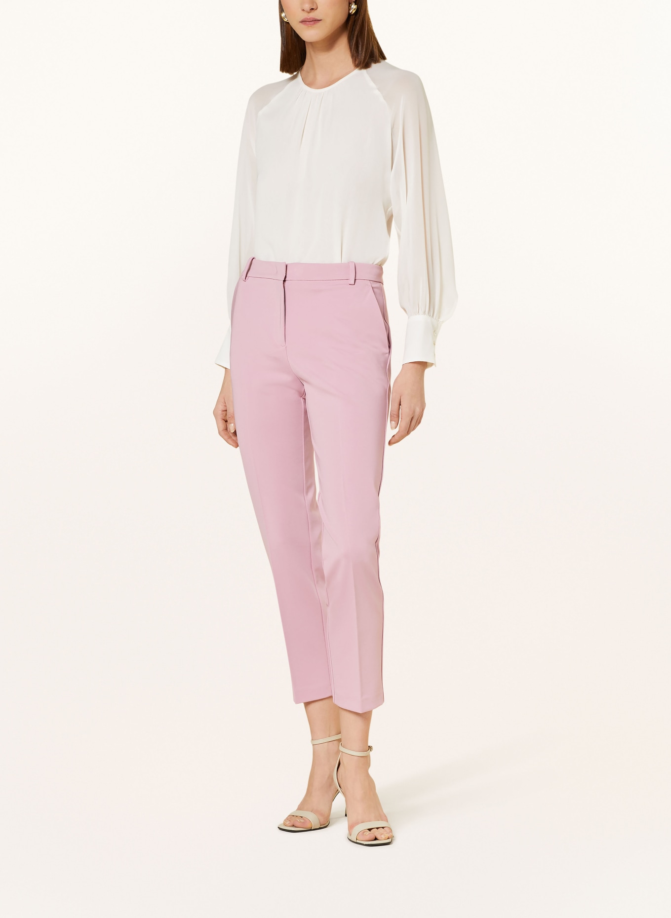 PINKO 7/8 trousers BELLO, Color: PINK (Image 2)