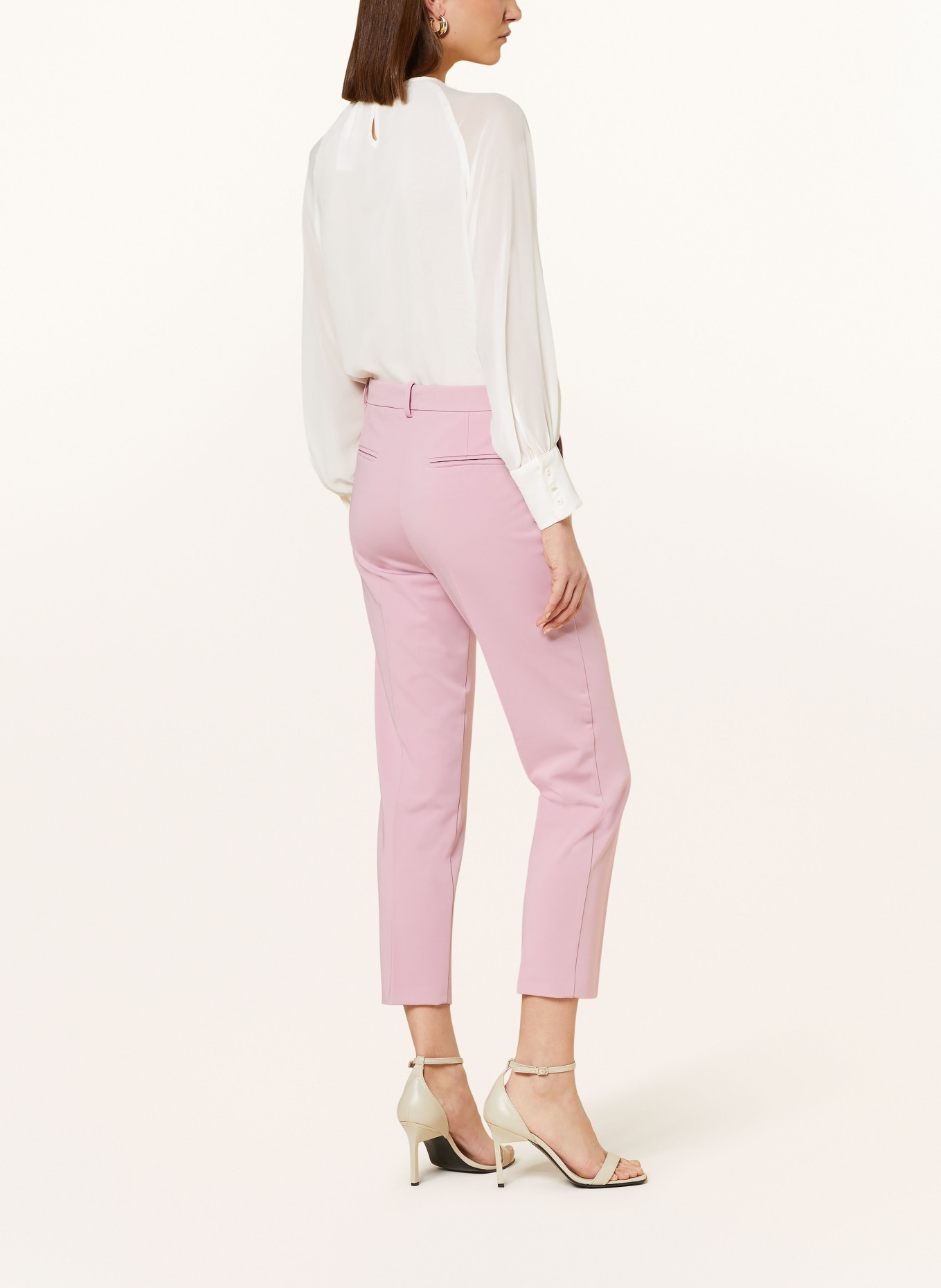 PINKO 7/8 trousers BELLO, Color: PINK (Image 3)