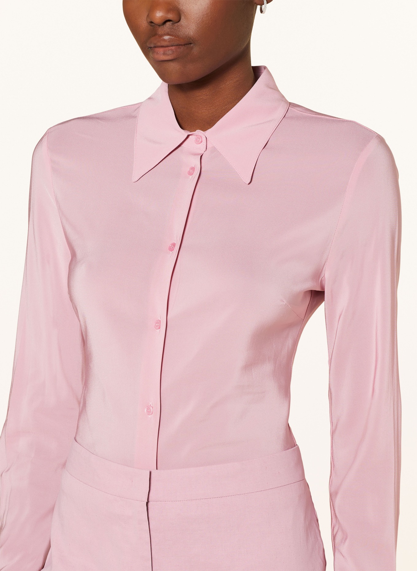PINKO Shirt blouse GEORGETTE, Color: PINK (Image 4)