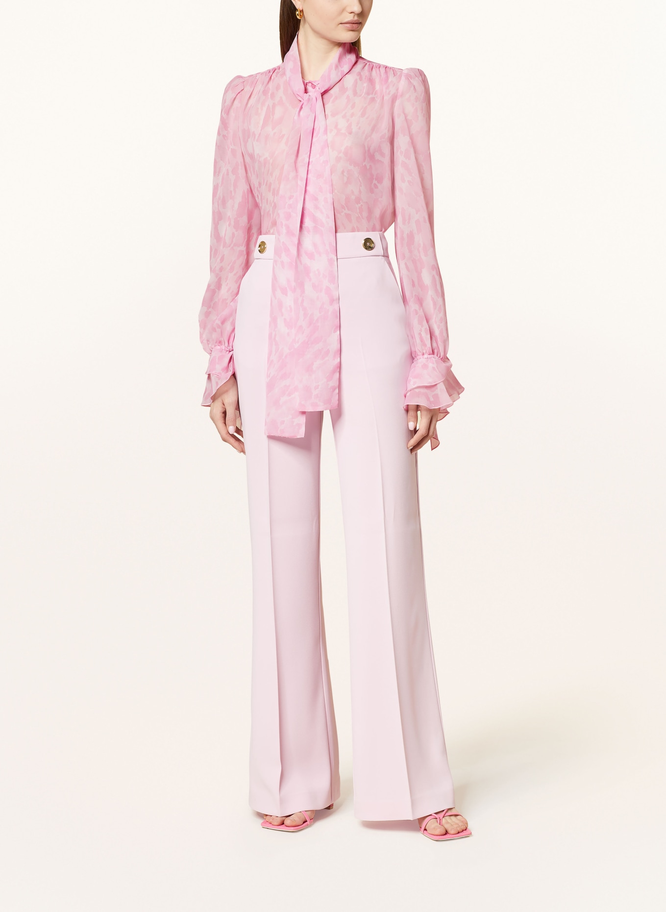 PINKO Bow-tie blouse SCOZIA, Color: PINK/ LIGHT PINK (Image 2)