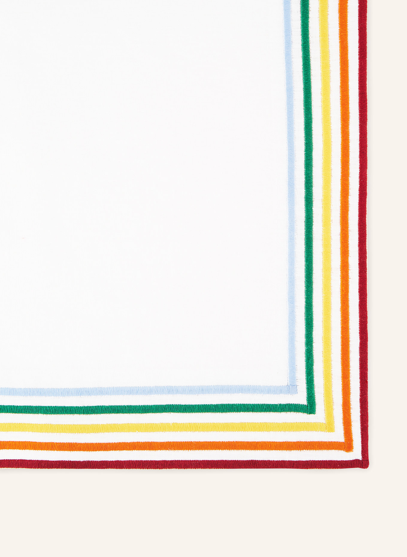 AQUAZZURA CASA Set of two placemats made of linen, Color: CREAM (Image 2)