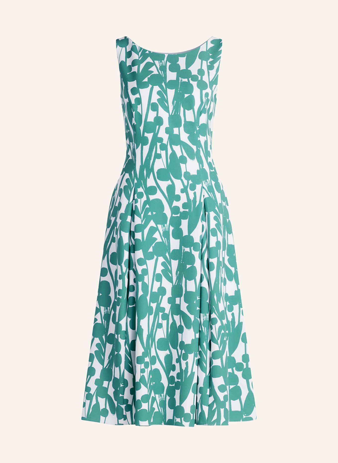 Vera Mont Cocktail dress, Color: GREEN/ CREAM (Image 1)