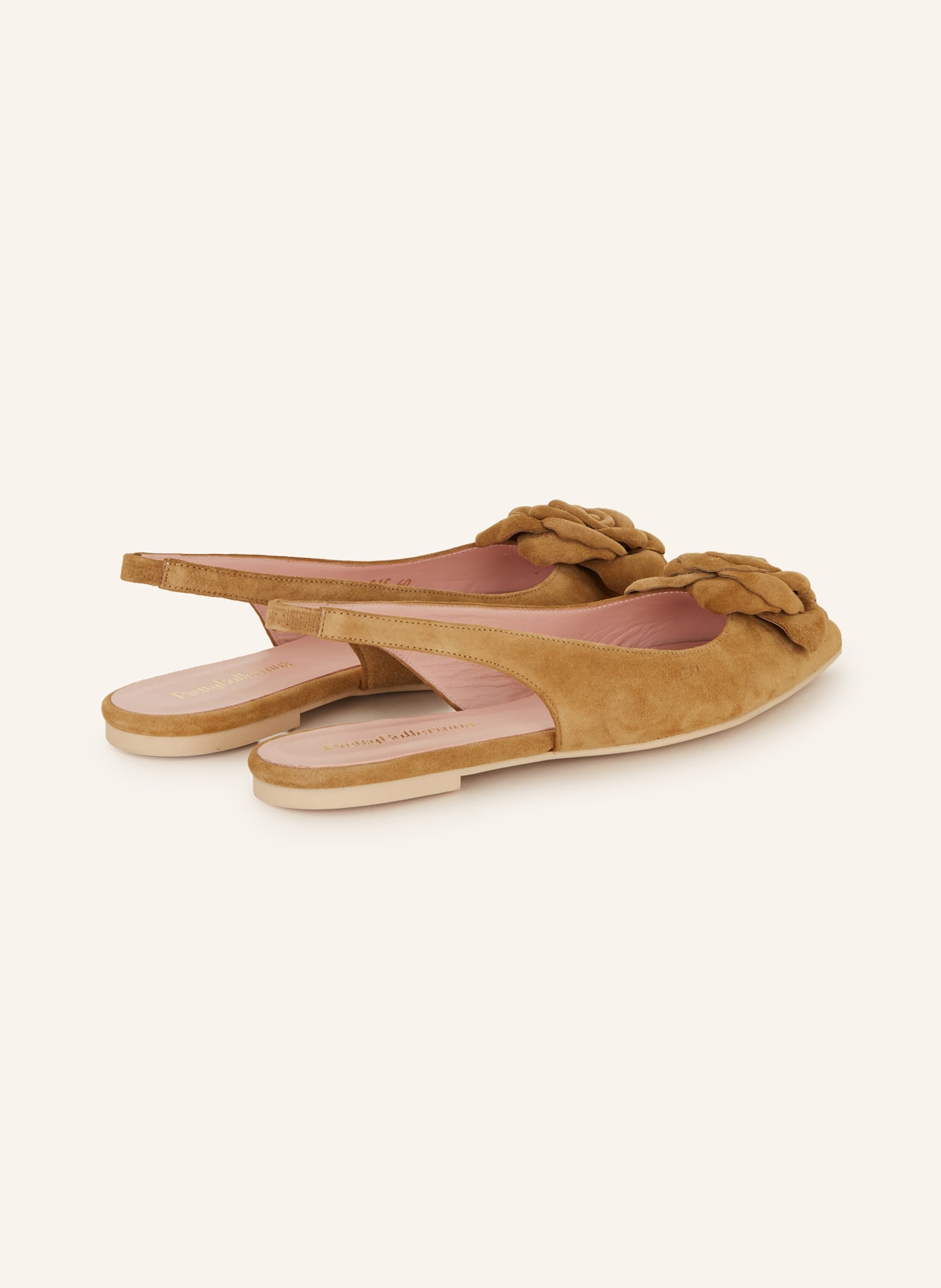 Pretty Ballerinas Slingback ballerina ANGELIS: BROWN