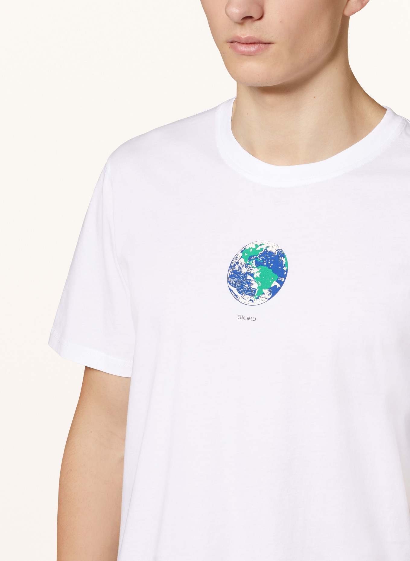ARMEDANGELS T-shirt AADONI BELLAA, Color: WHITE (Image 4)