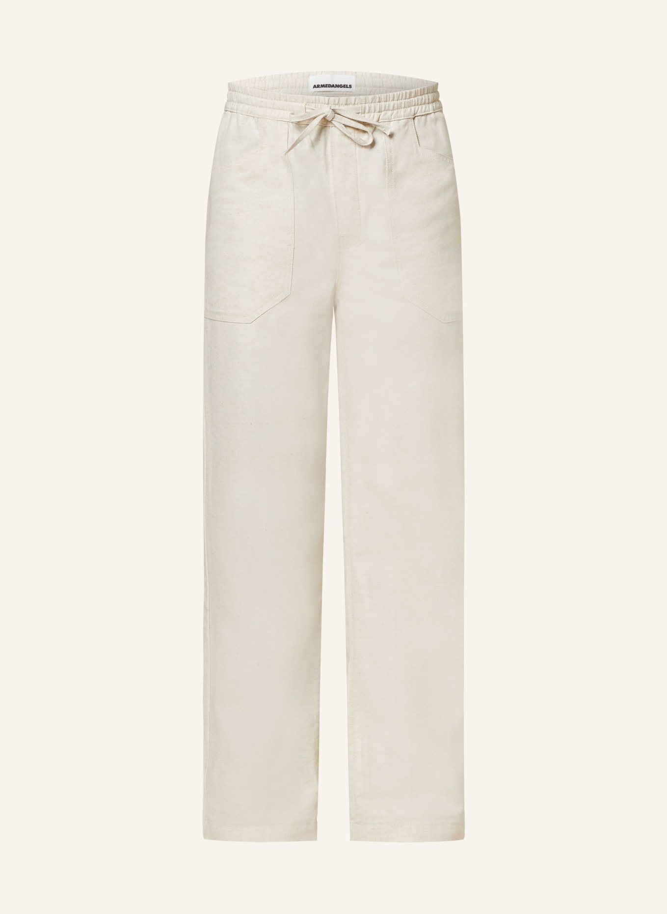 ARMEDANGELS Spodnie garniturowe FAABIEN straight fit, Kolor: KREMOWY (Obrazek 1)