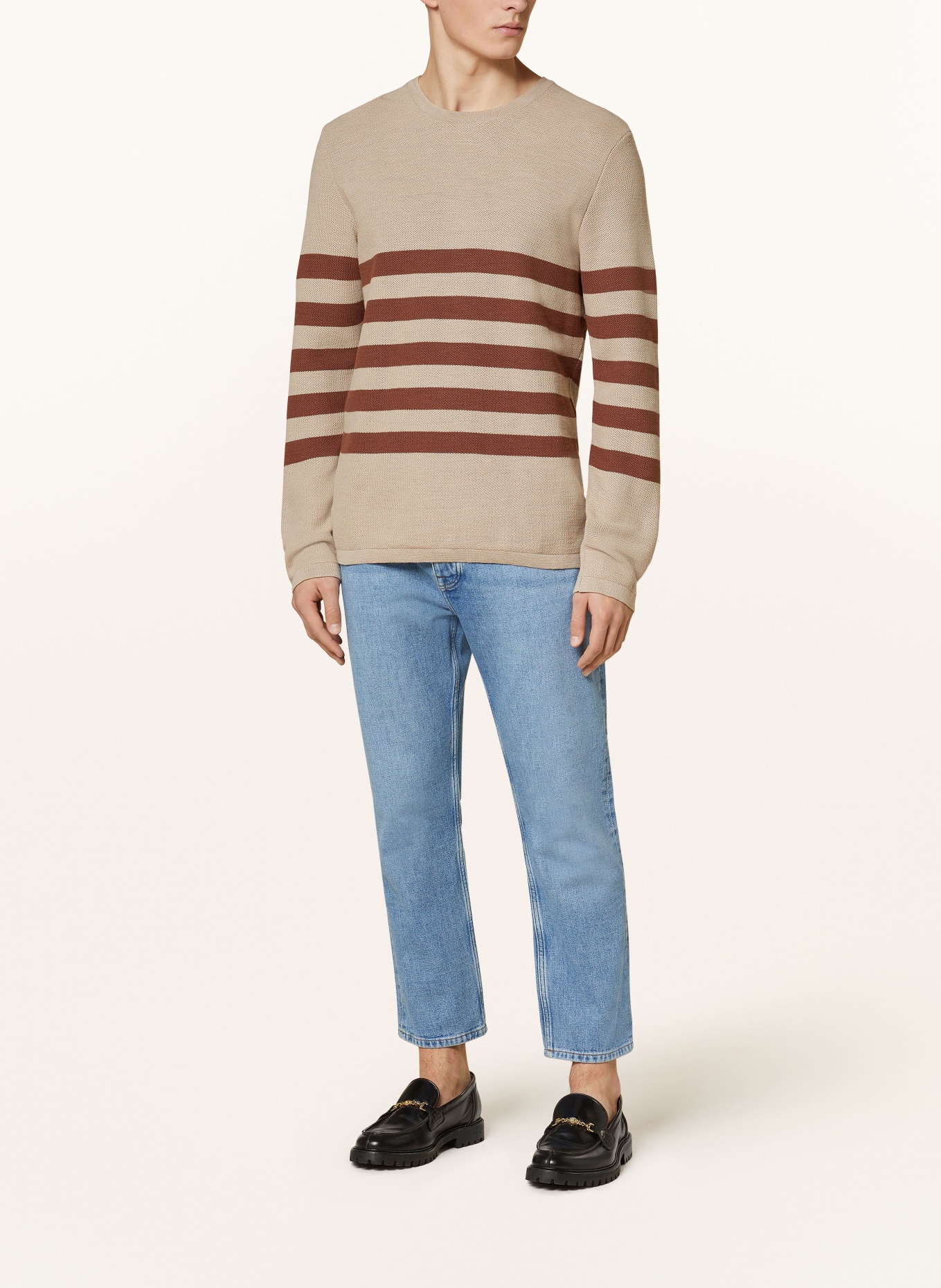 ARMEDANGELS Sweater TOLAA, Color: LIGHT BROWN/ BROWN (Image 2)