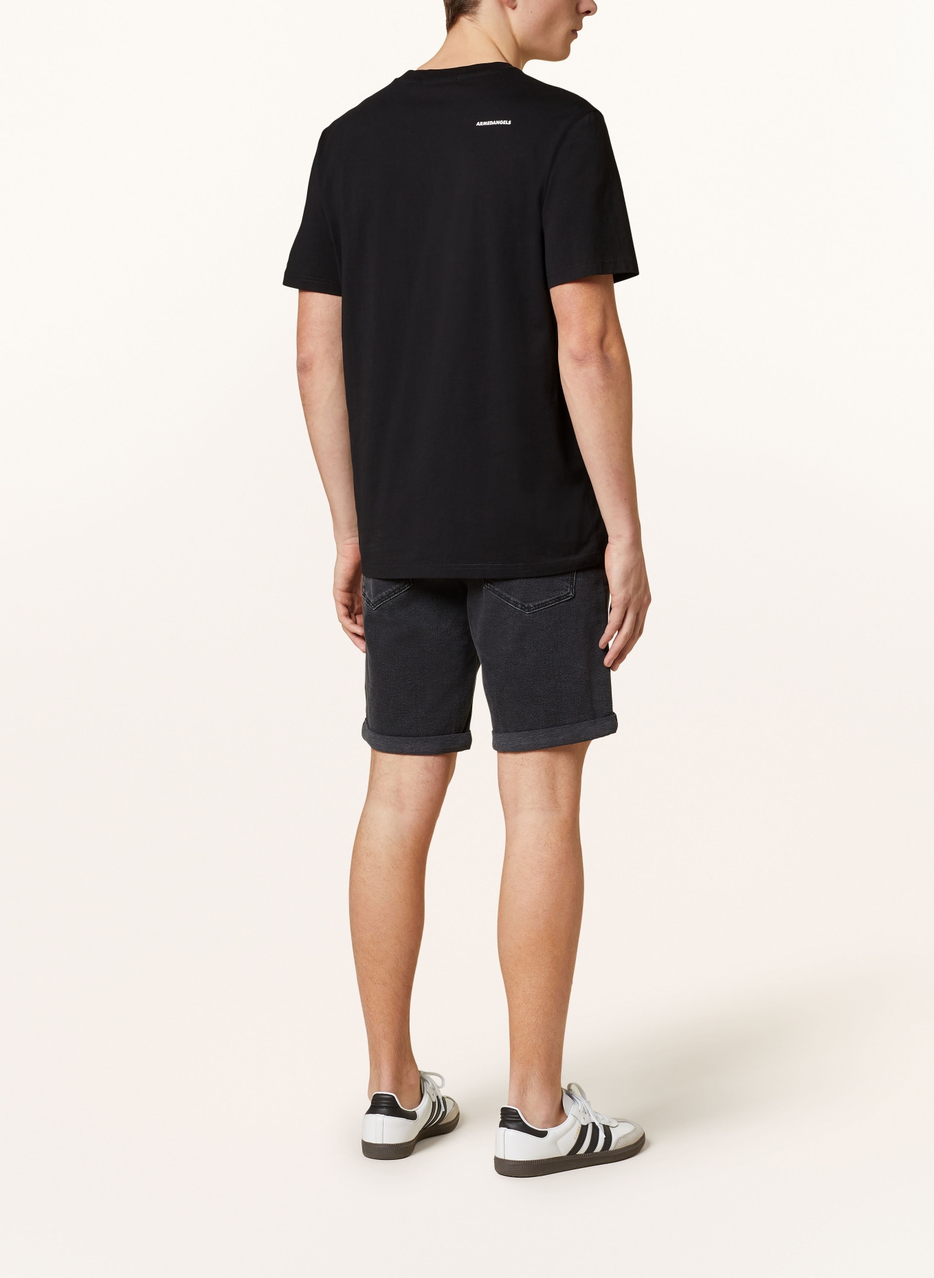ARMEDANGELS T-shirt AADONI RAABIT CLOUD, Color: BLACK (Image 3)