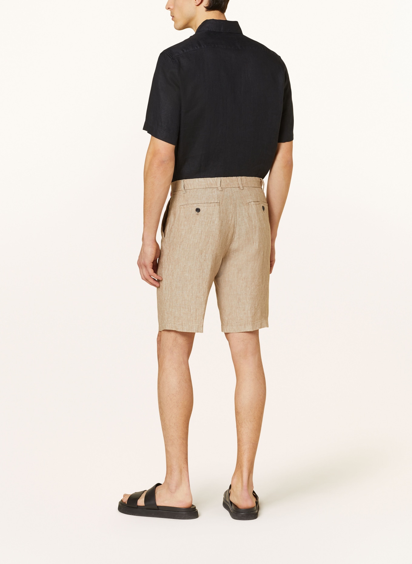 PAUL & SHARK Linen shorts, Color: BEIGE (Image 3)
