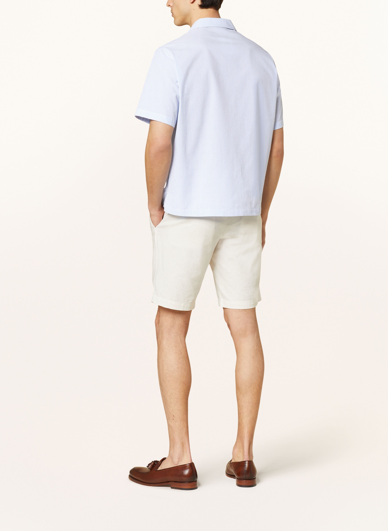 PAUL & SHARK Resort shirt comfort fit, Color: WHITE/ LIGHT BLUE (Image 3)