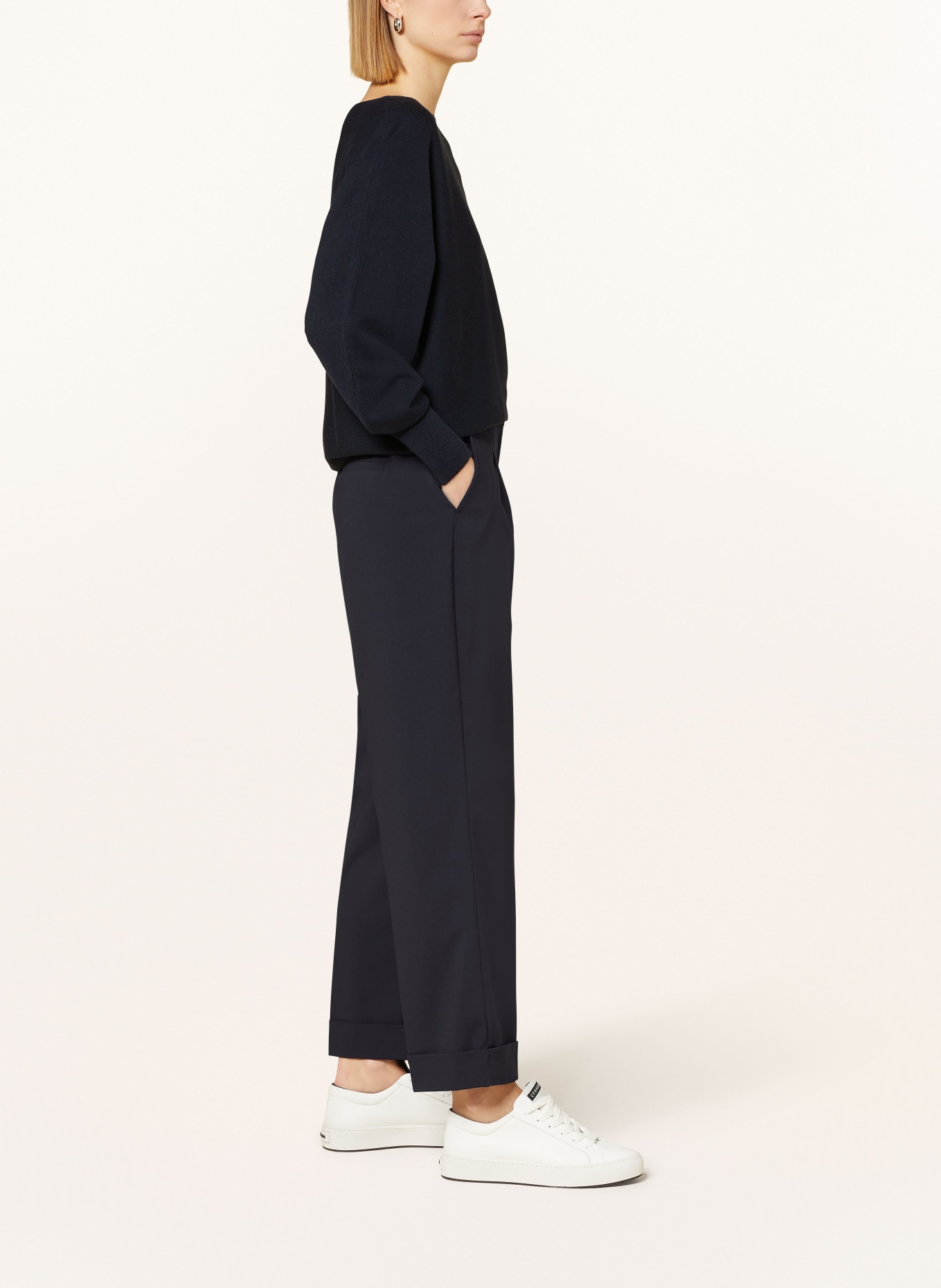someday Spodnie marlena CISILIA, Kolor: GRANATOWY (Obrazek 4)