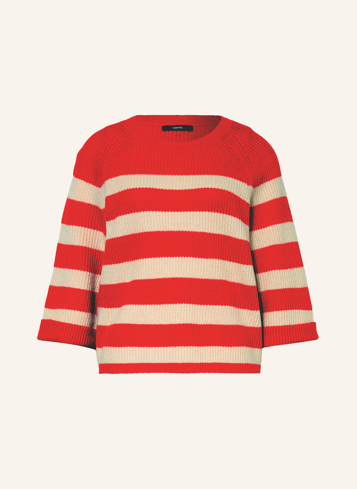 someday Sweater TIJOU, Color: RED/ LIGHT RED (Image 1)
