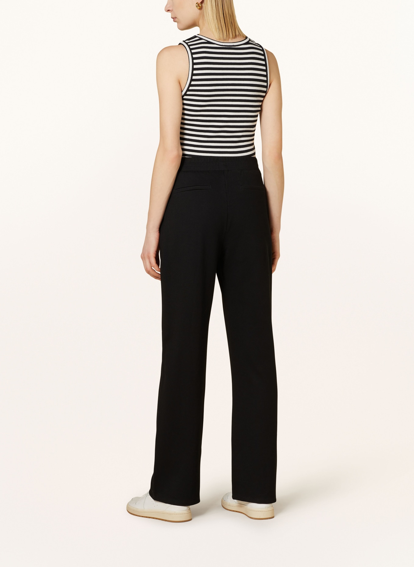 someday Wide leg trousers CEDAY, Color: BLACK (Image 3)