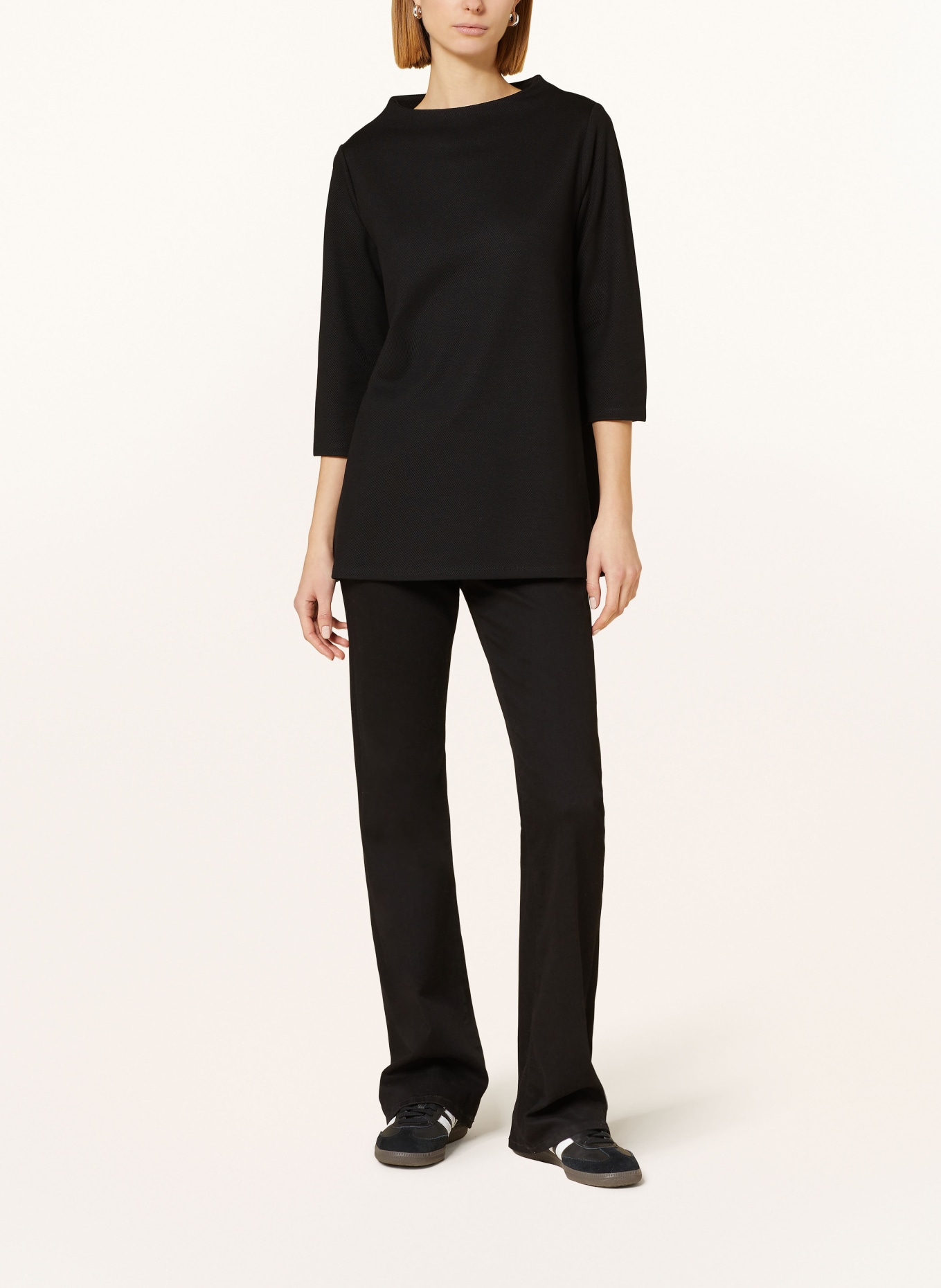 someday Shirt URORA with 3/4 sleeves, Color: BLACK (Image 2)