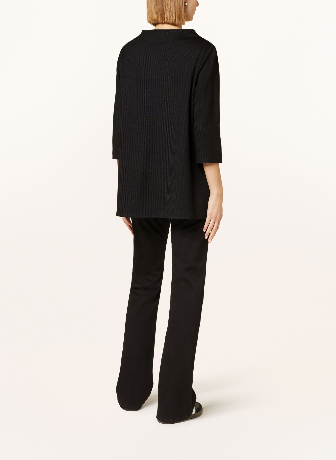 someday Shirt URORA with 3/4 sleeves, Color: BLACK (Image 3)