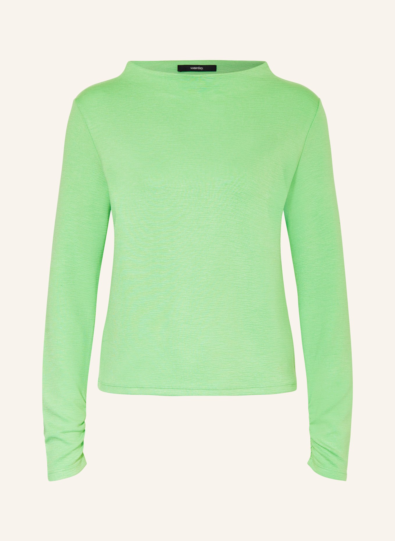 someday Long sleeve shirt KORENA, Color: LIGHT GREEN (Image 1)
