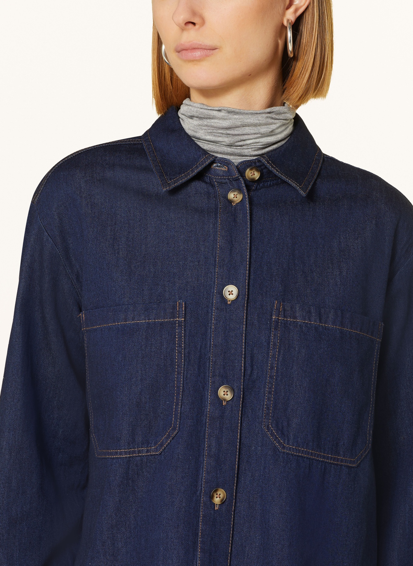 someday Denim blouse ZAPRI, Color: DARK BLUE (Image 4)