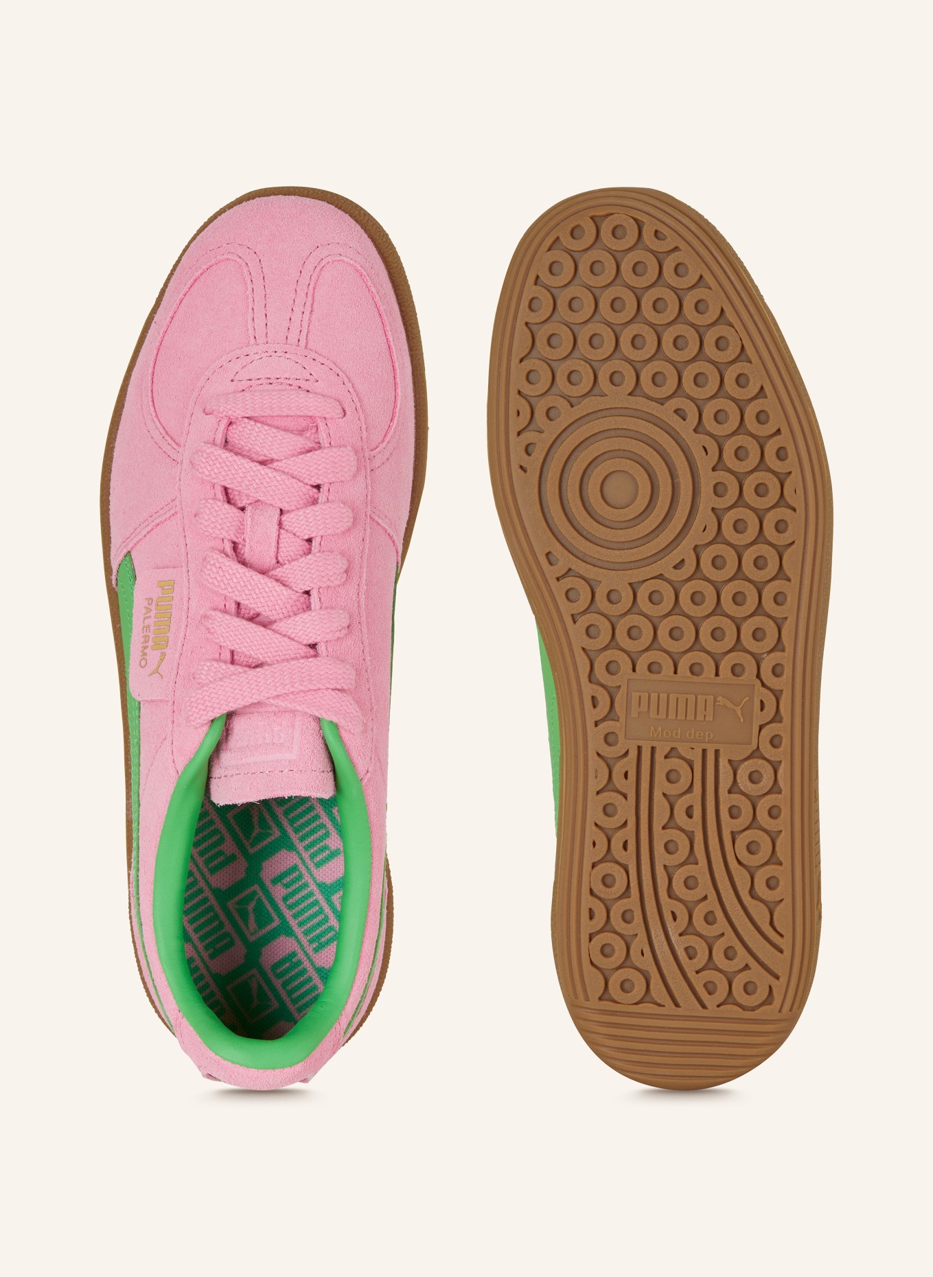 PUMA Sneaker PALERMO SPECIAL, Farbe: PINK/ GRÜN (Bild 5)