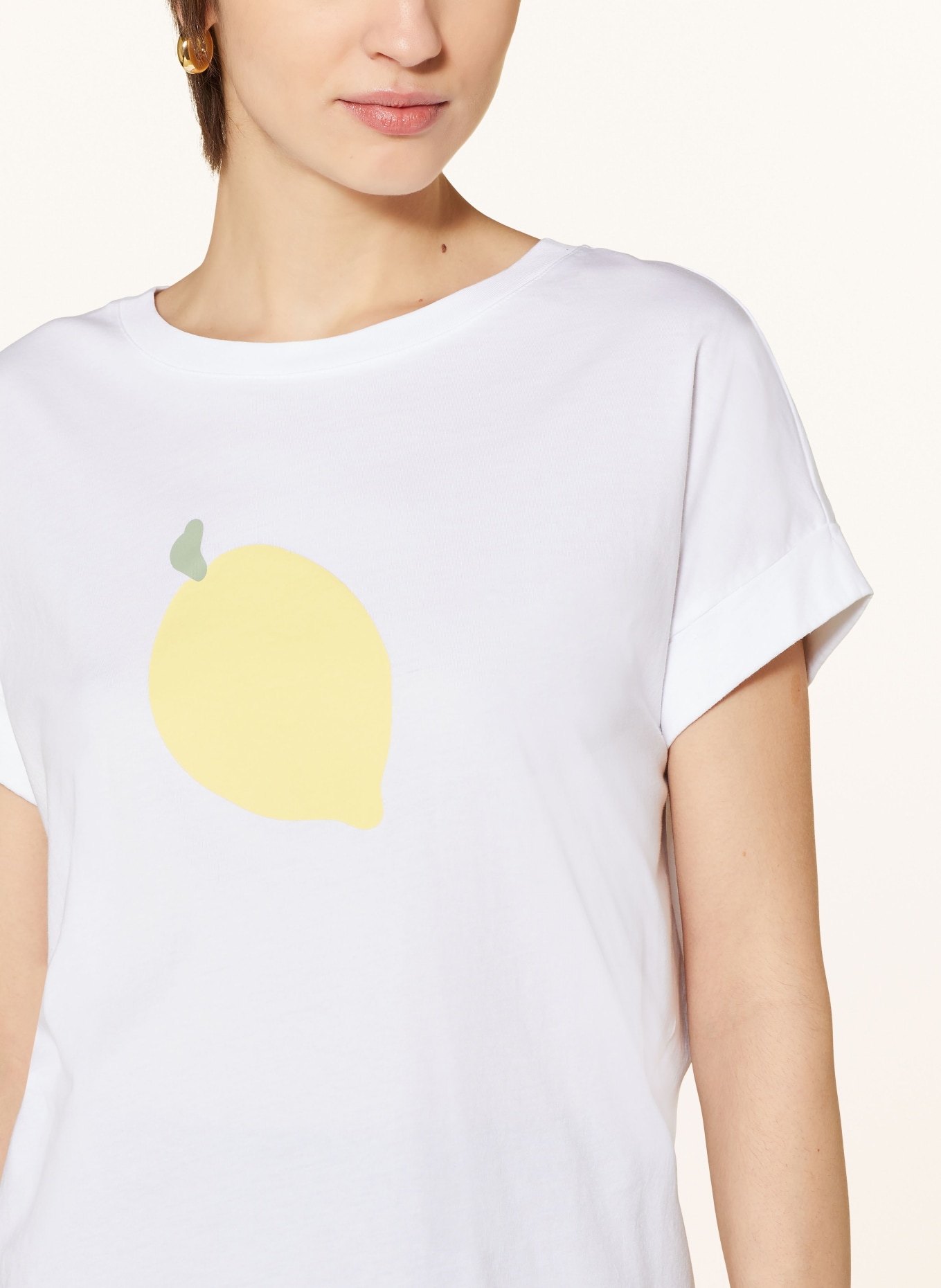 ARMEDANGELS T-shirt IDAARA FRUITS, Color: WHITE (Image 4)