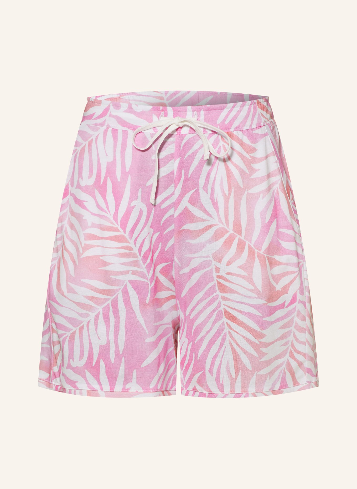 darling harbour Pajama shorts, Color: PINK/ WHITE/ LIGHT ORANGE (Image 1)