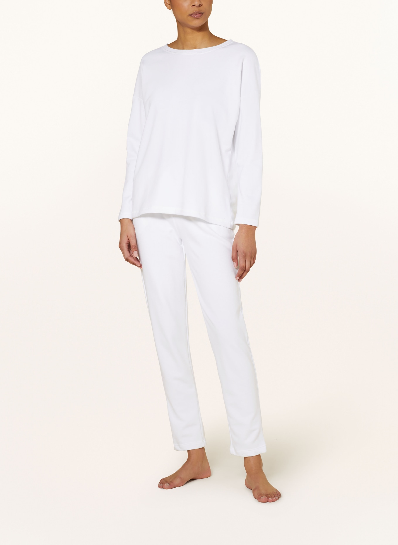 darling harbour Lounge shirt, Color: WHITE (Image 2)