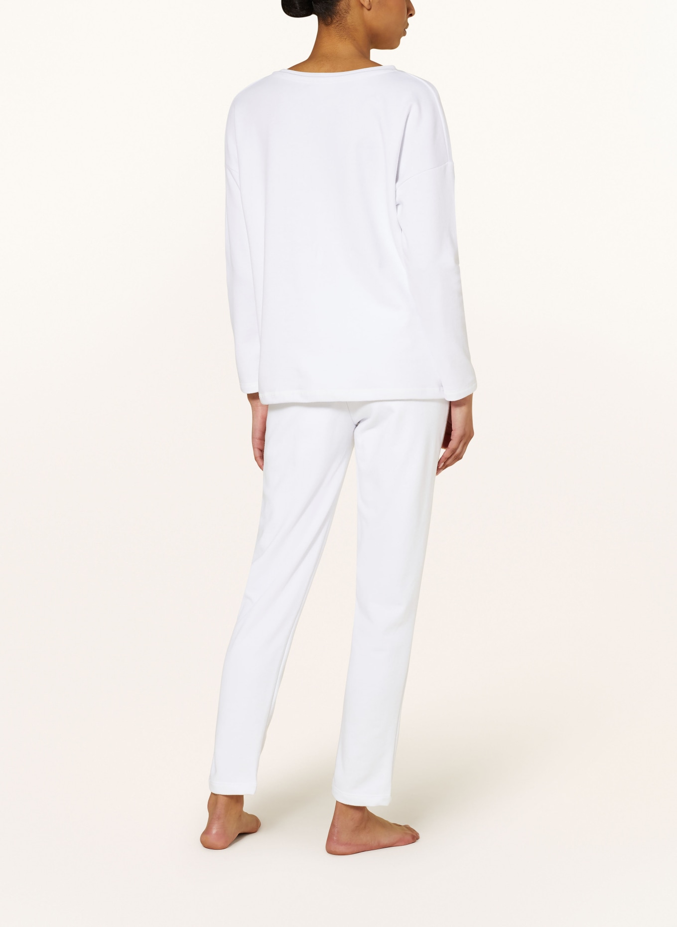 darling harbour Lounge shirt, Color: WHITE (Image 3)