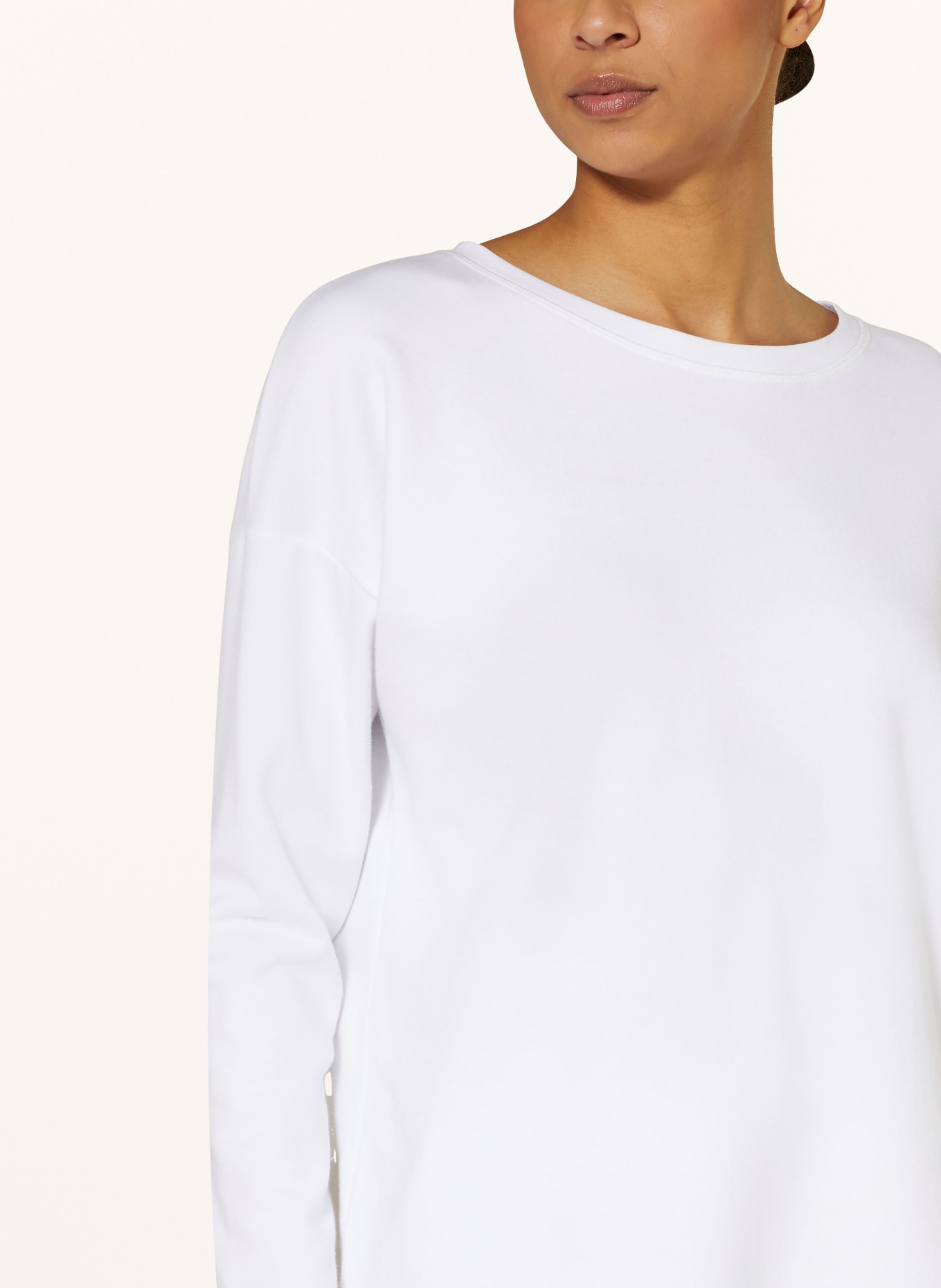 darling harbour Lounge shirt, Color: WHITE (Image 4)