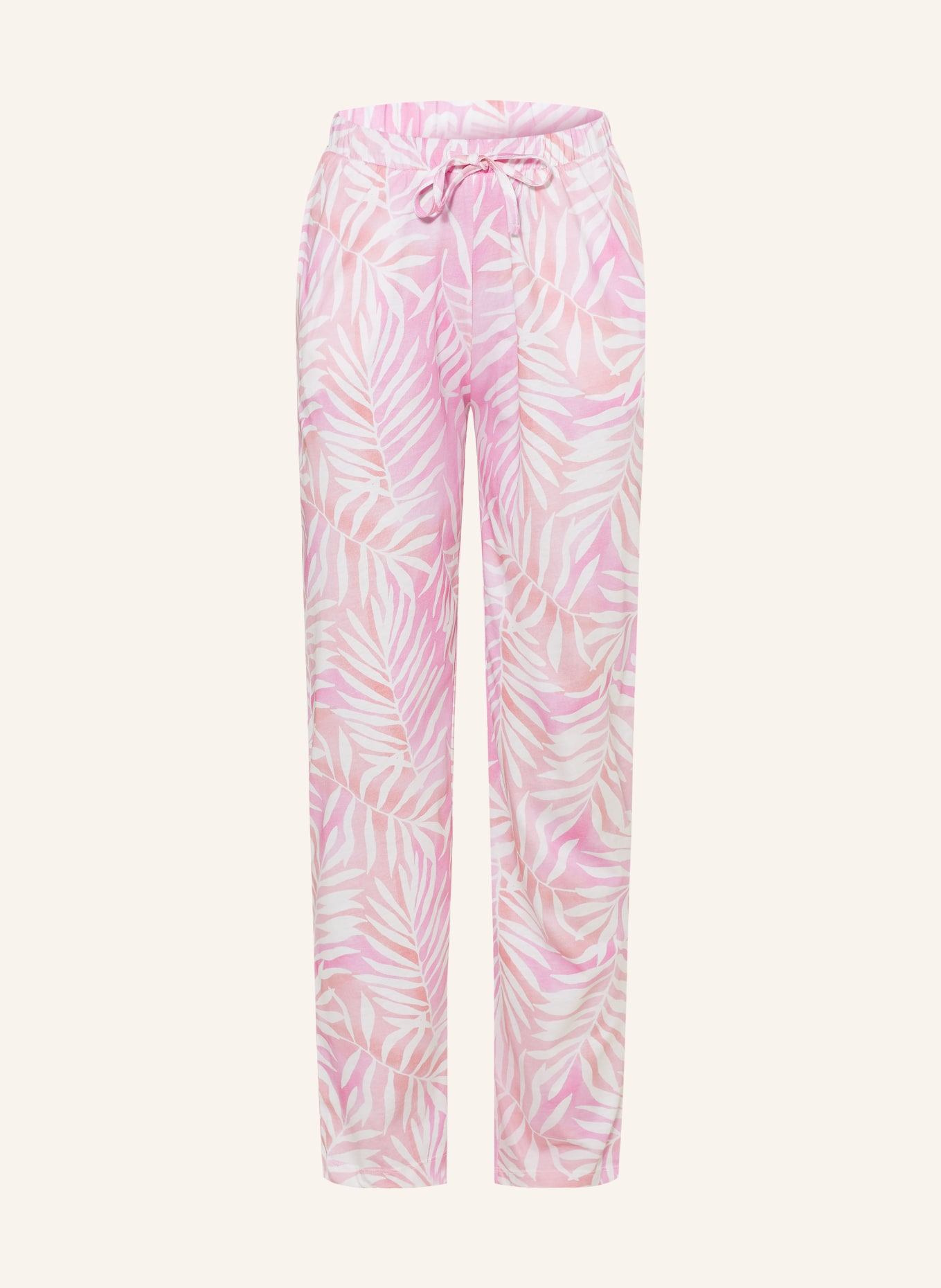 darling harbour Pajama pants, Color: PINK/ WHITE/ LIGHT ORANGE (Image 1)