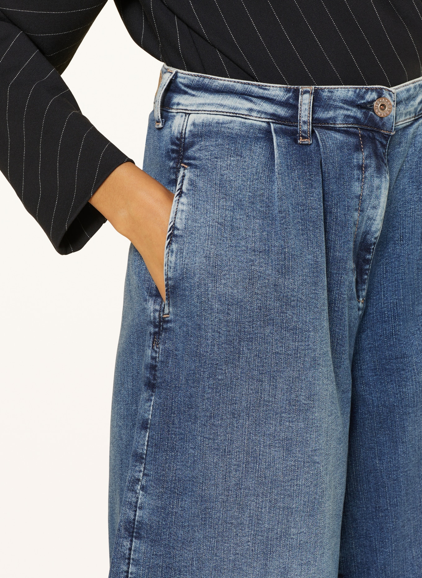 AG Jeans Jeansy straight, Kolor: BLGR MID BLUE (Obrazek 5)